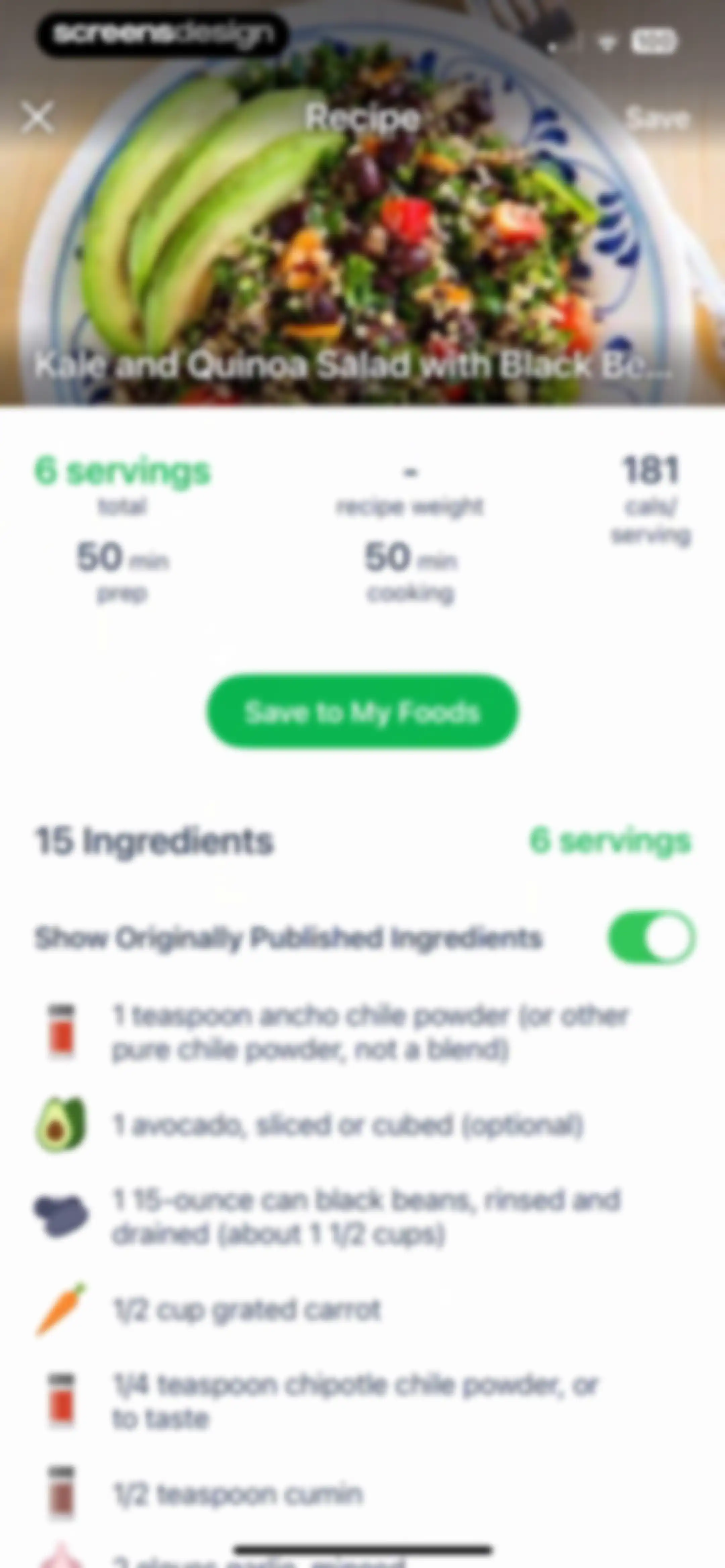 Calorie Counter - MyNetDiary screen 267
