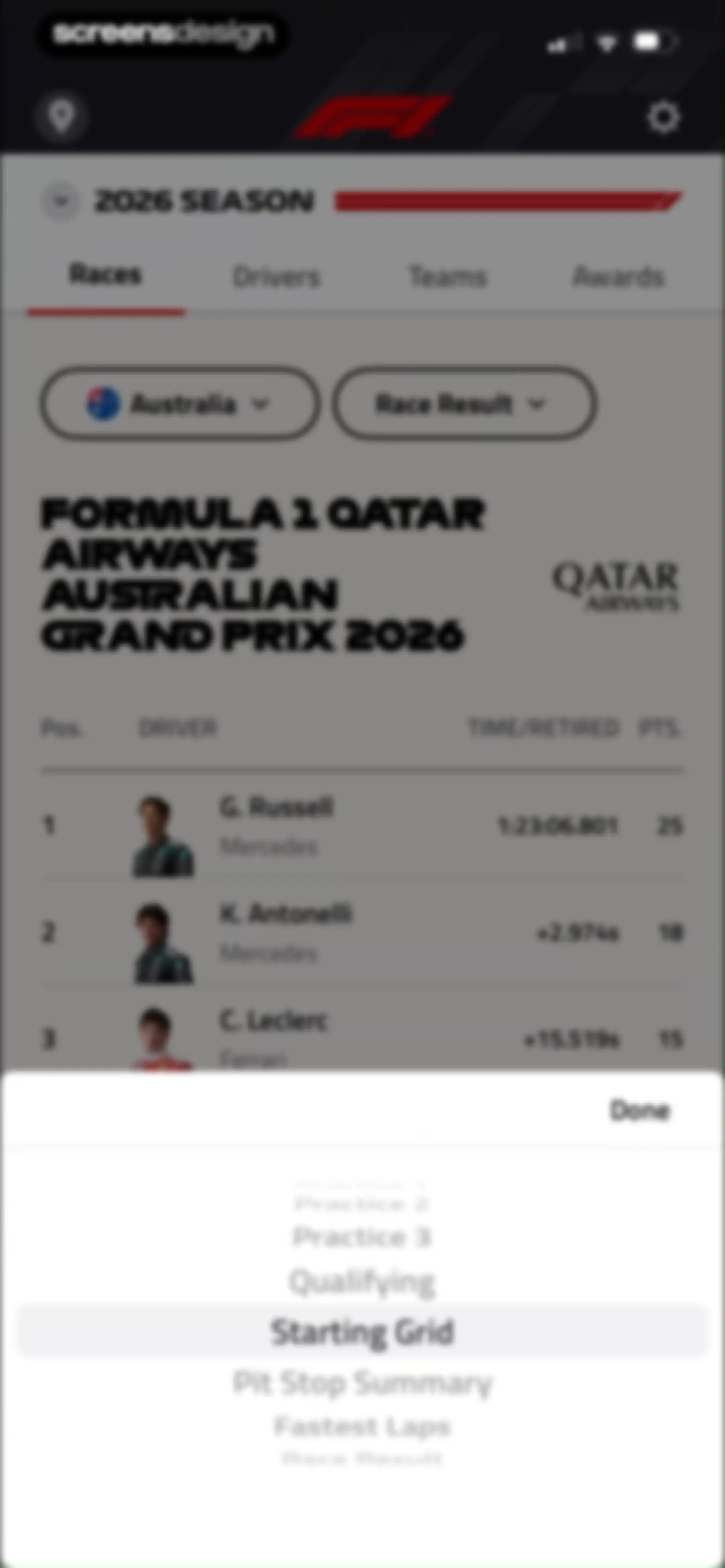 Formula 1® screen 76