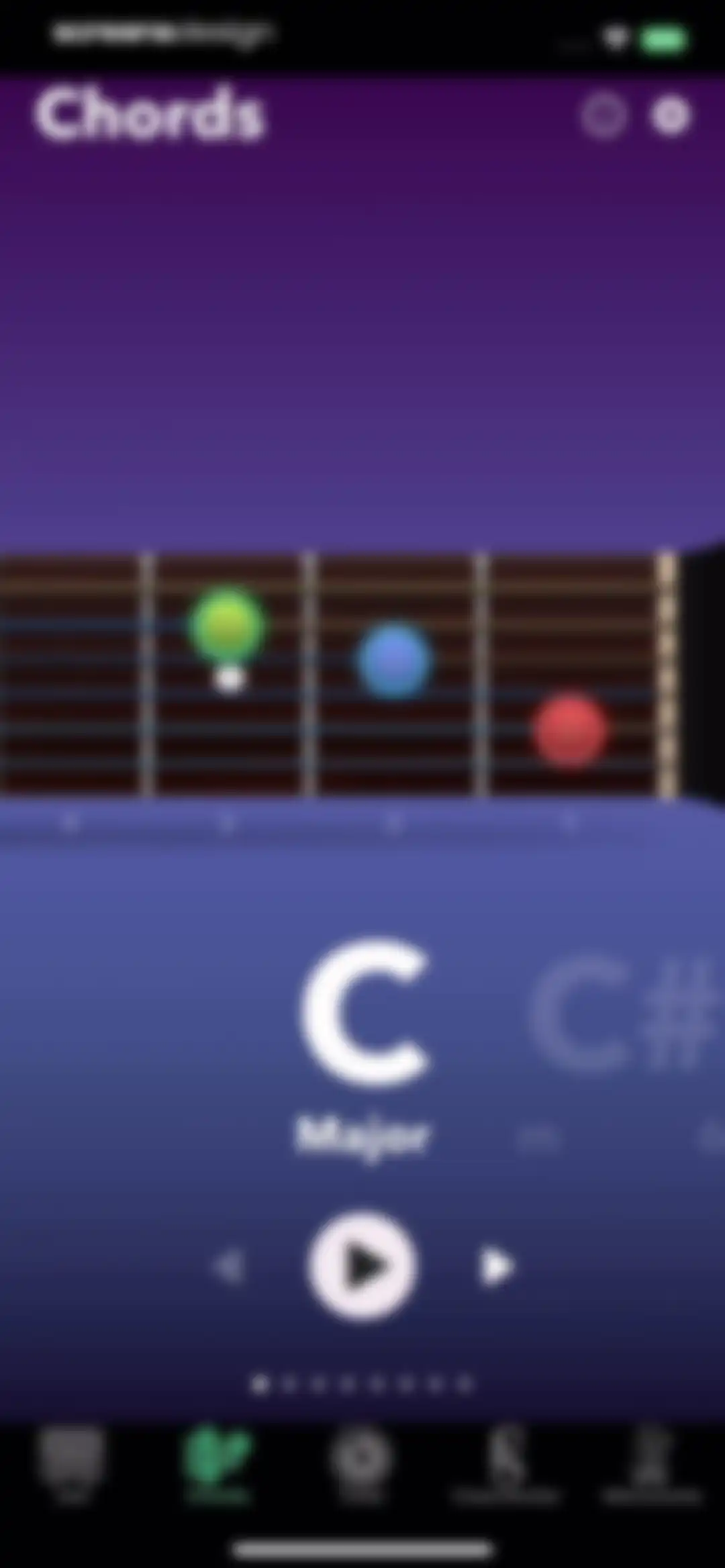 Guitar Tuner Easy tune chords screen 31