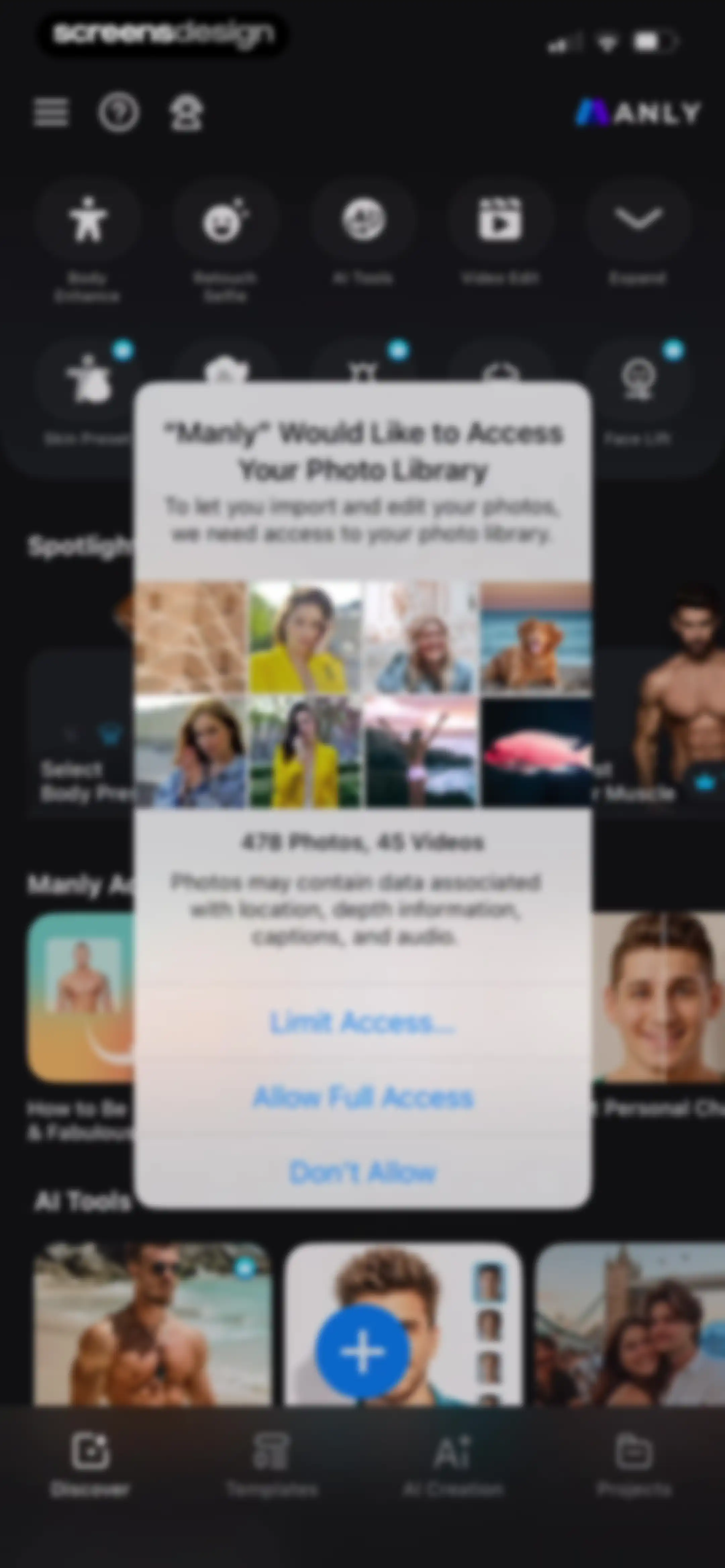 Manly - AI Photo Editor screen 22