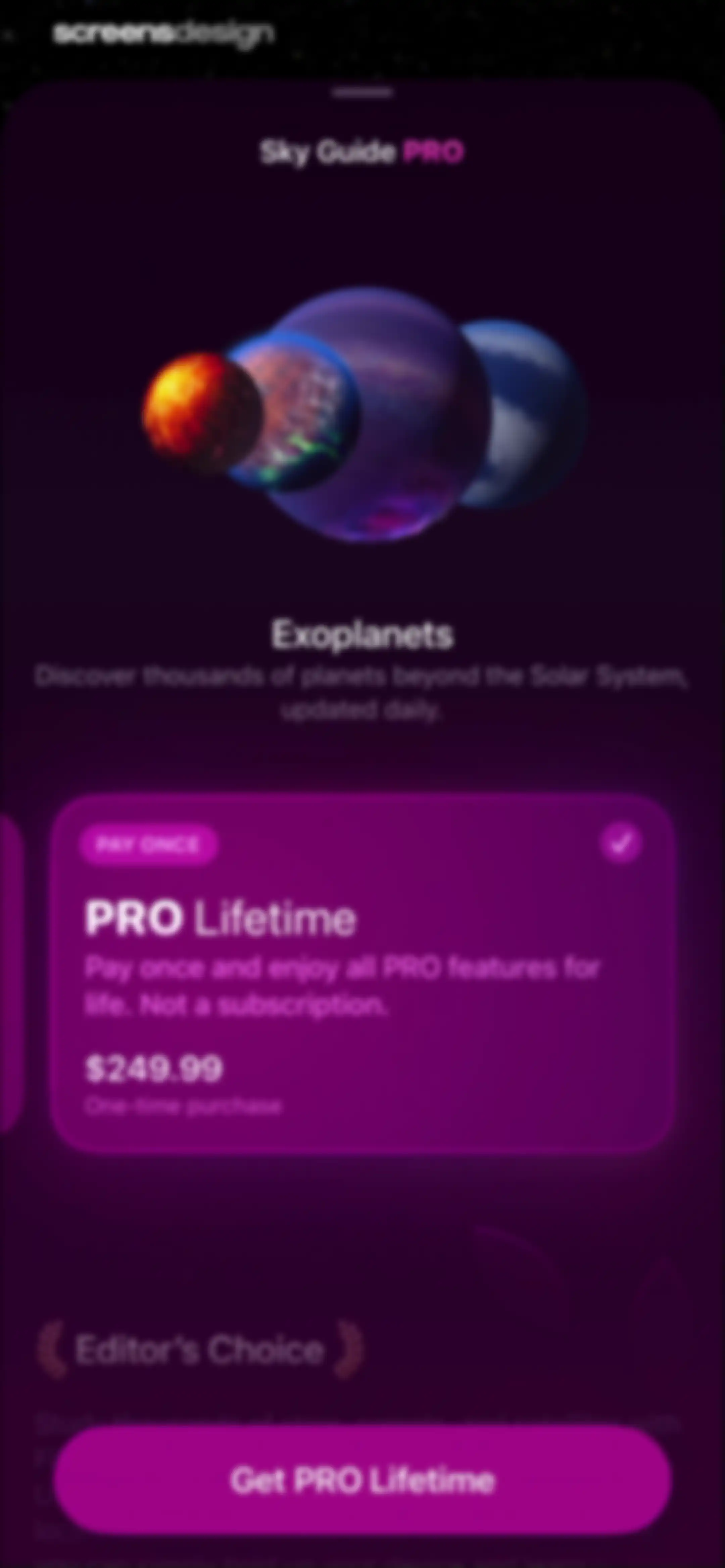 Sky Guide screen 21