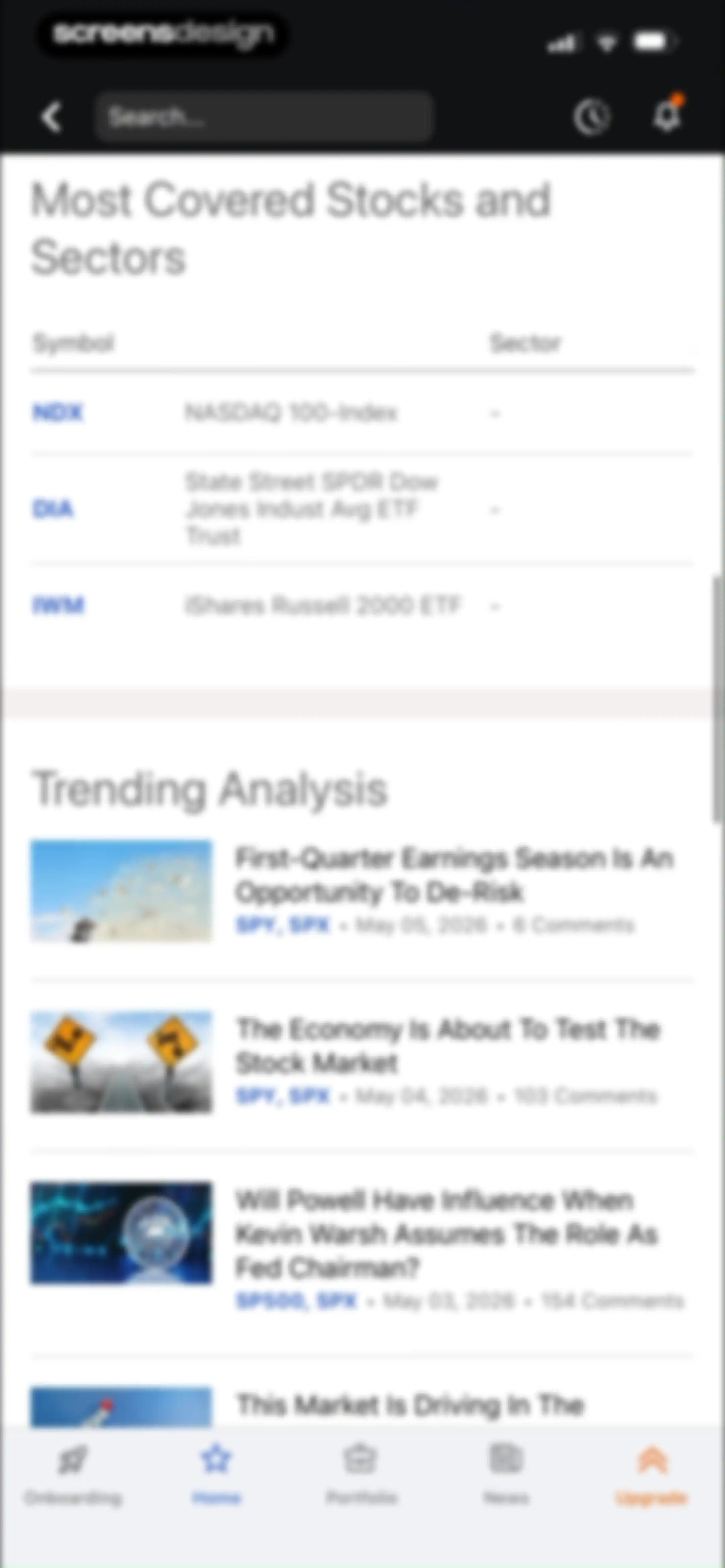 Seeking Alpha: News & Analysis screen 56