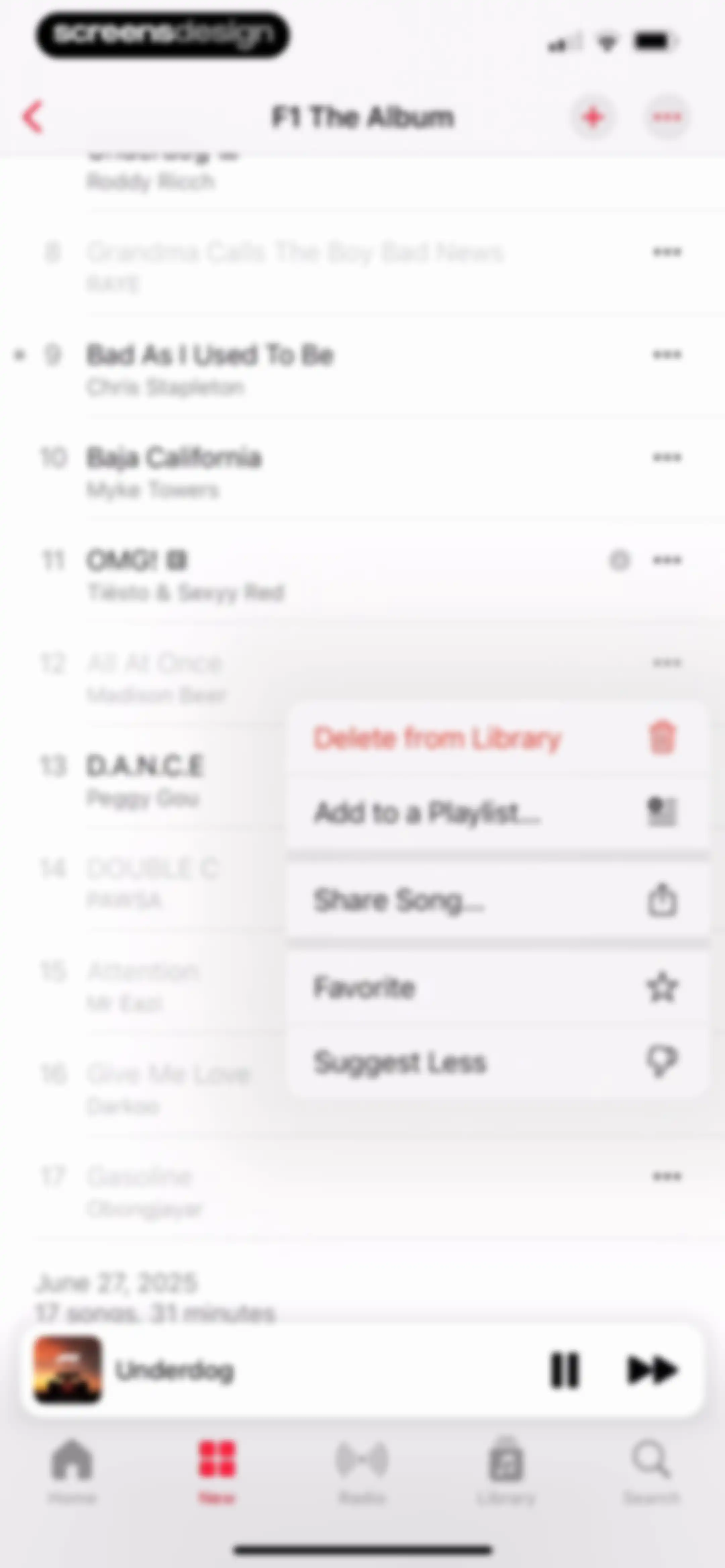 Apple Music screen 53