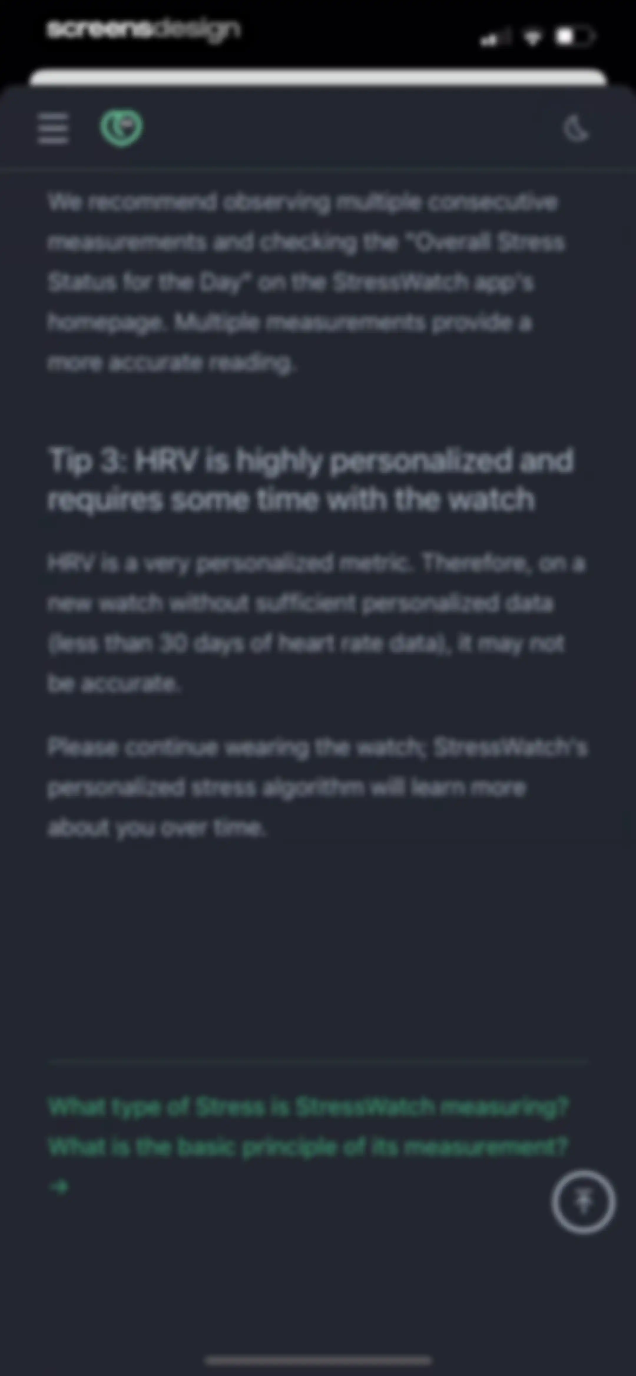 StressWatch: AI Stress Monitor screen 47