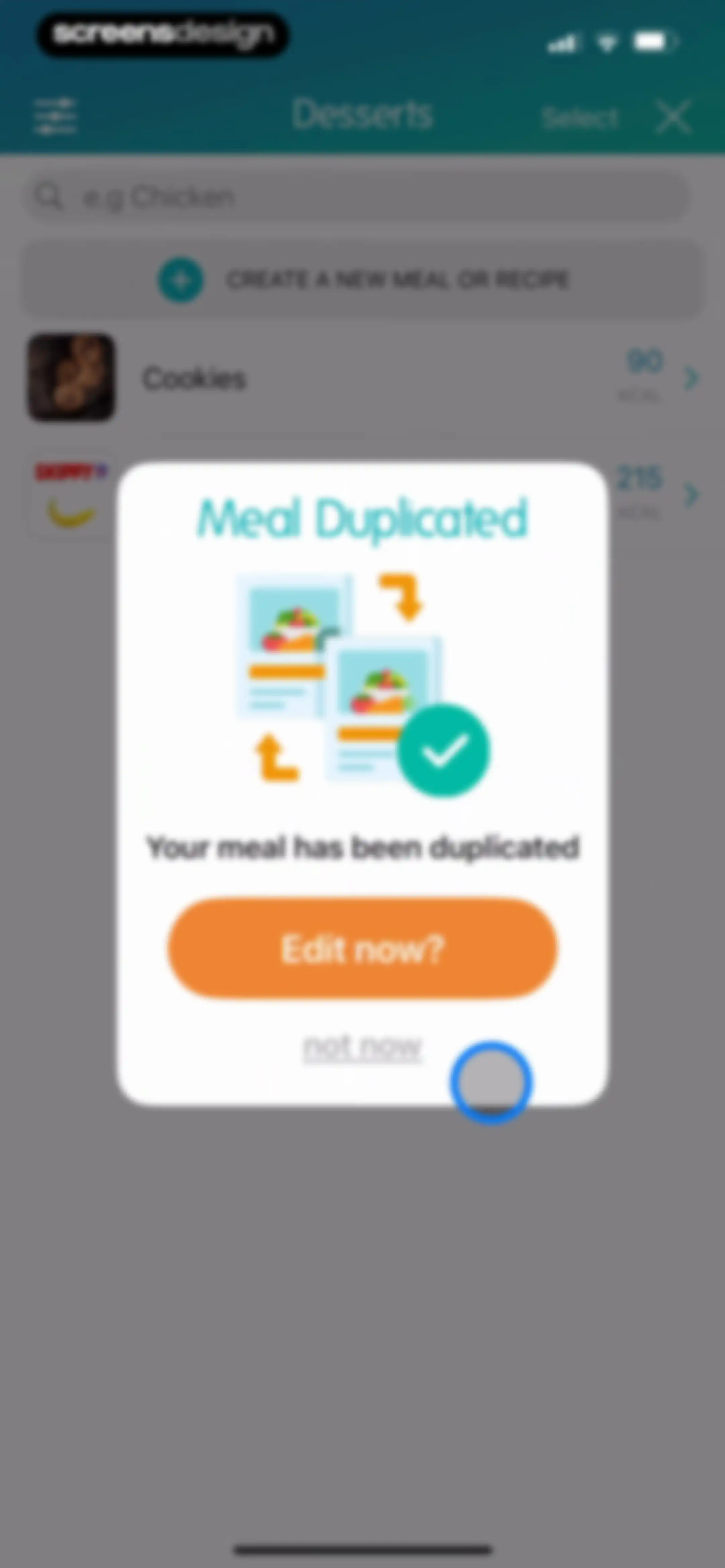 Calorie Counter + screen 103