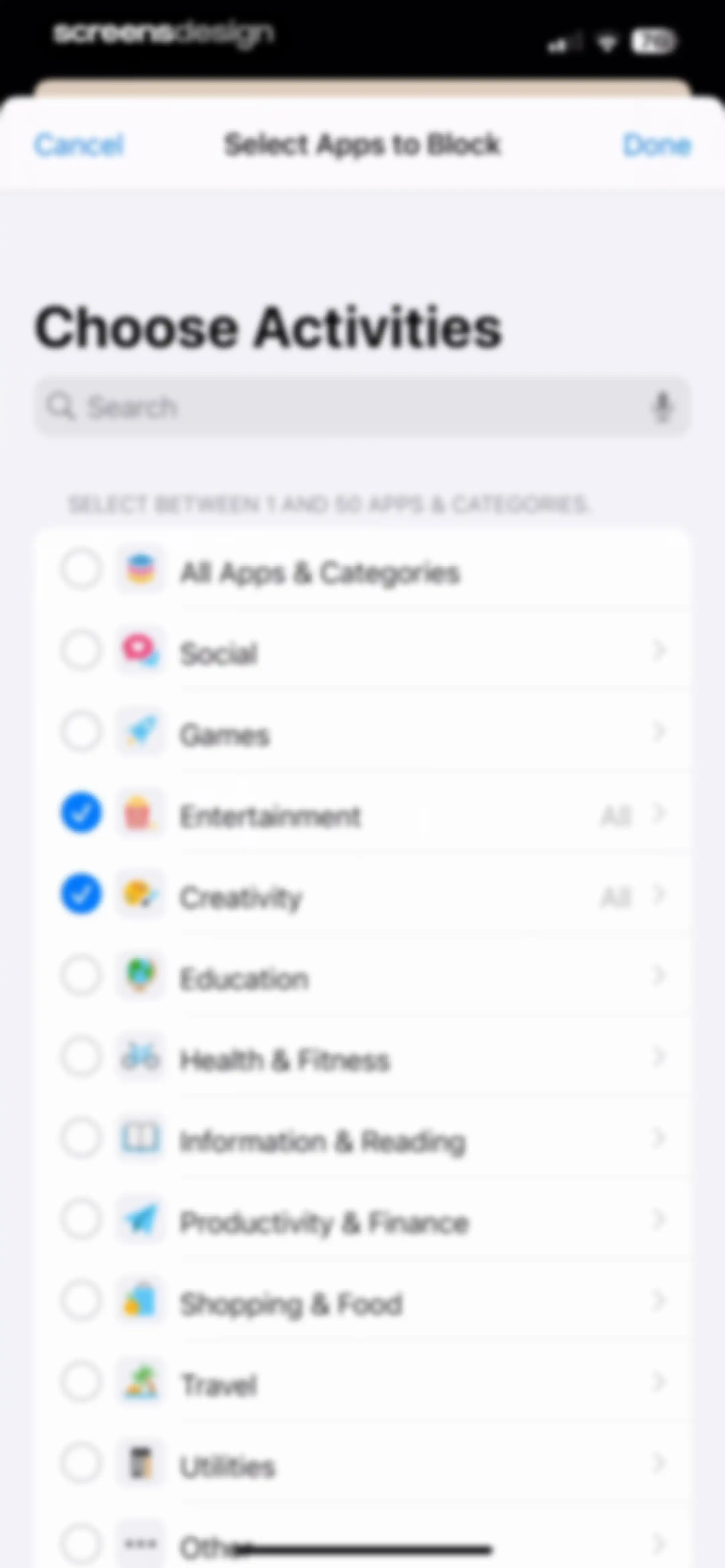OffScreen: Screen Time Control screen 43