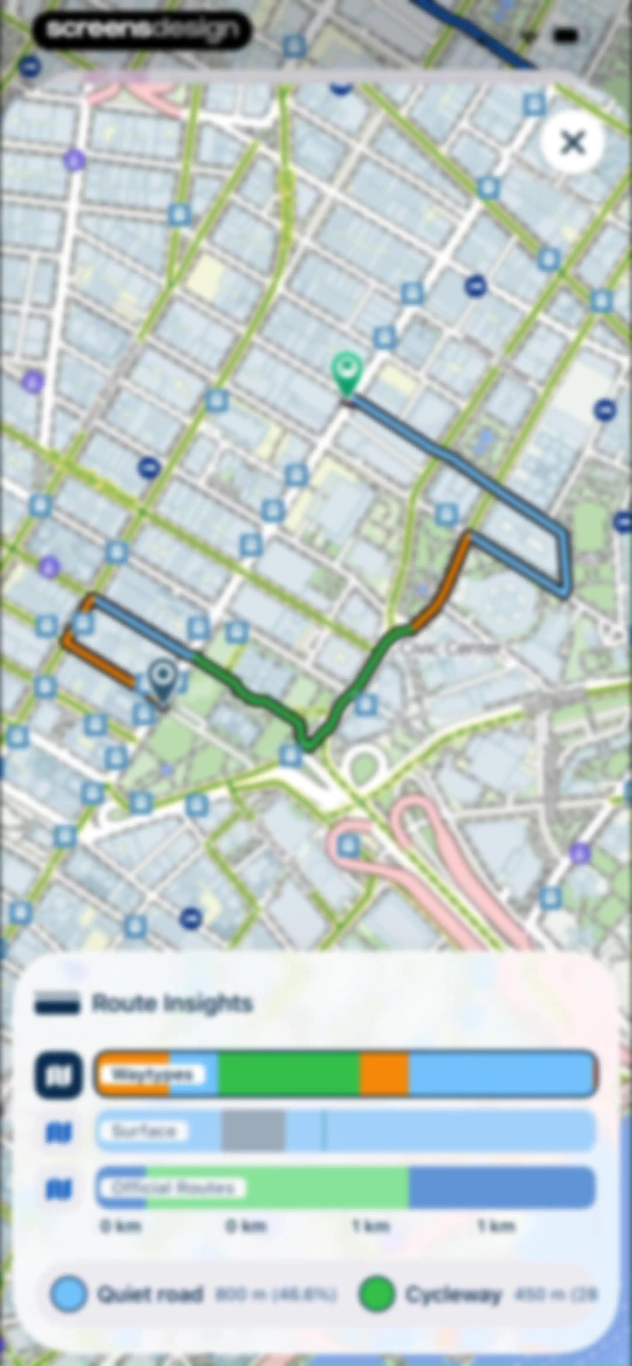 Bikemap: Bicycle Tracker & GPS screen 32