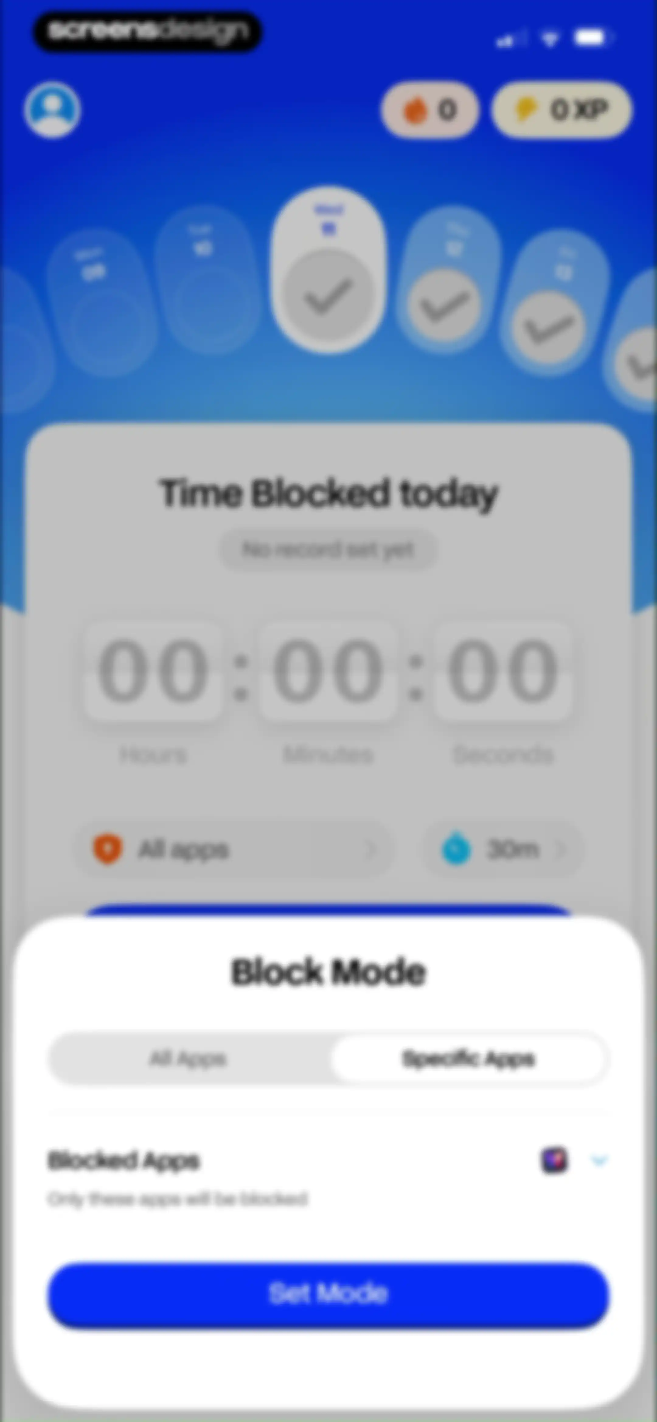 BePresent: Screen Time Control screen 58