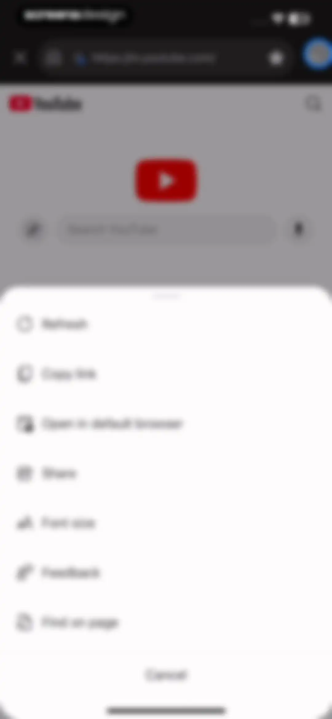Microsoft Bing Search screen 210