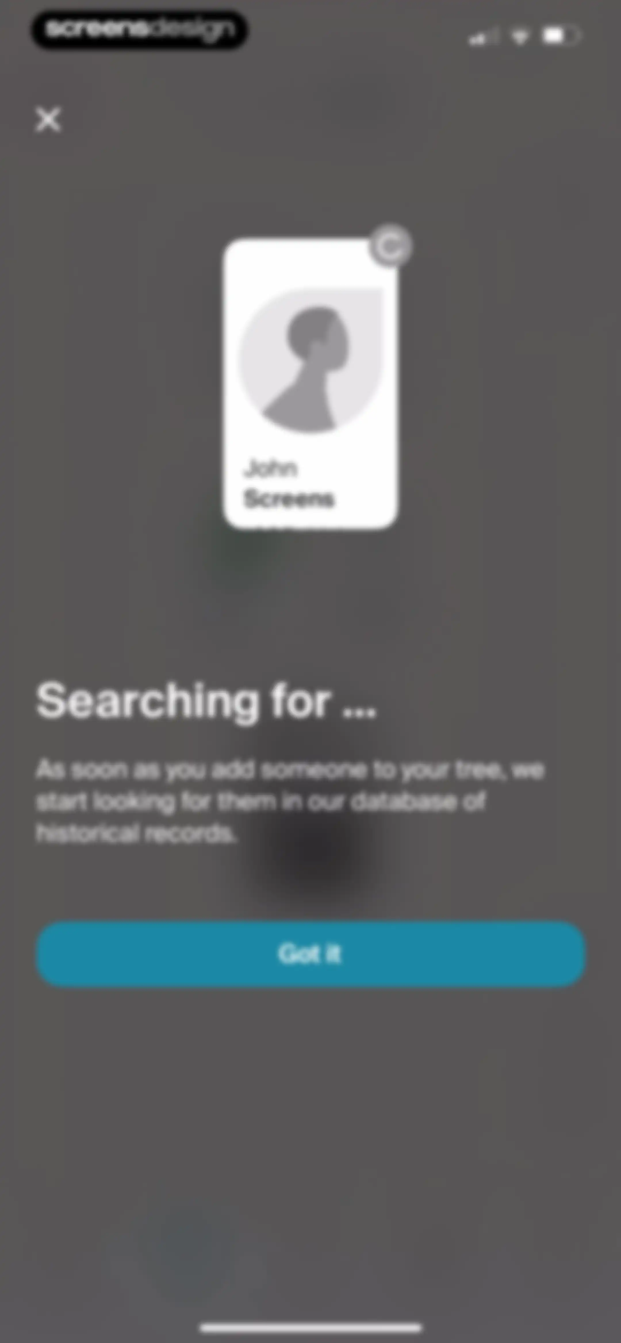 Ancestry: Family History & DNA screen 36