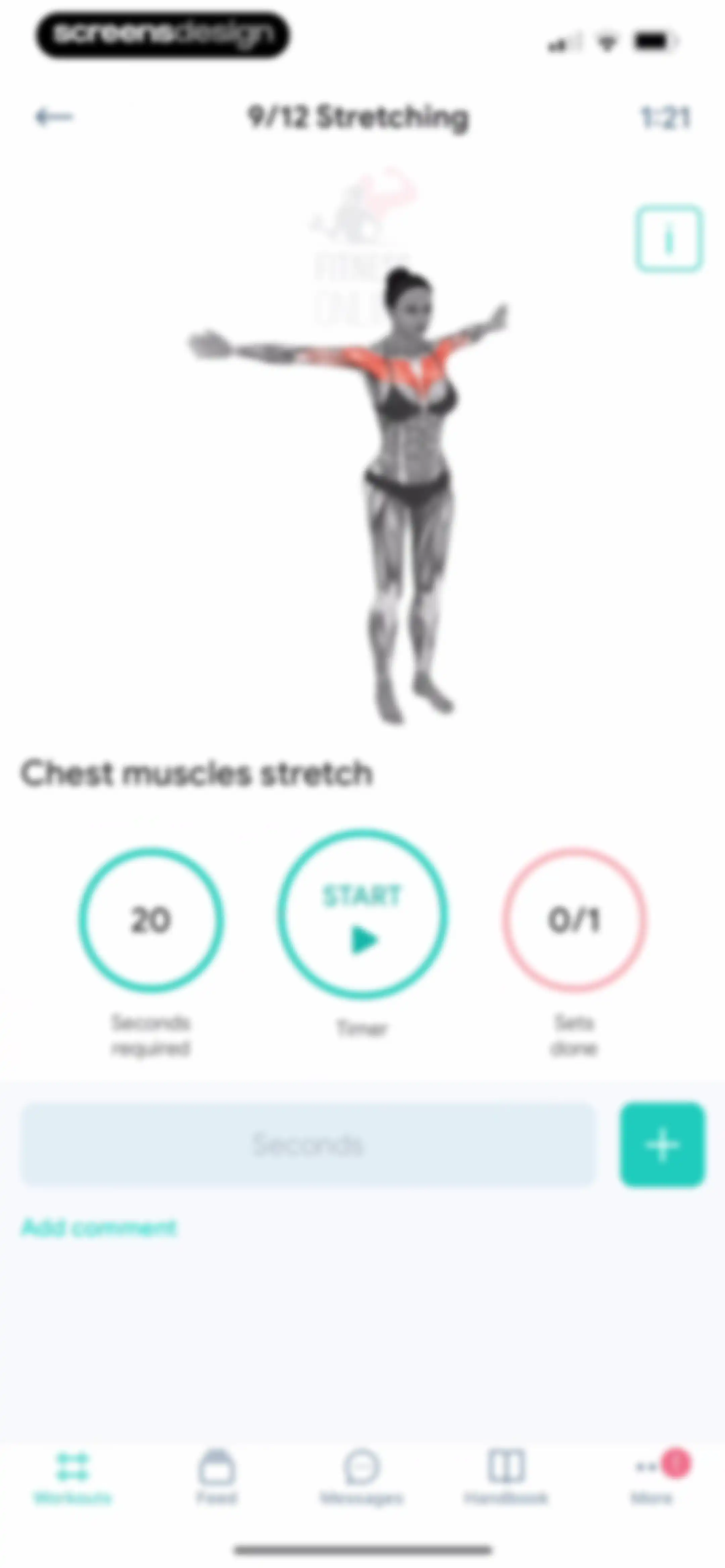Fitness App: Gym Workout Plan screen 60