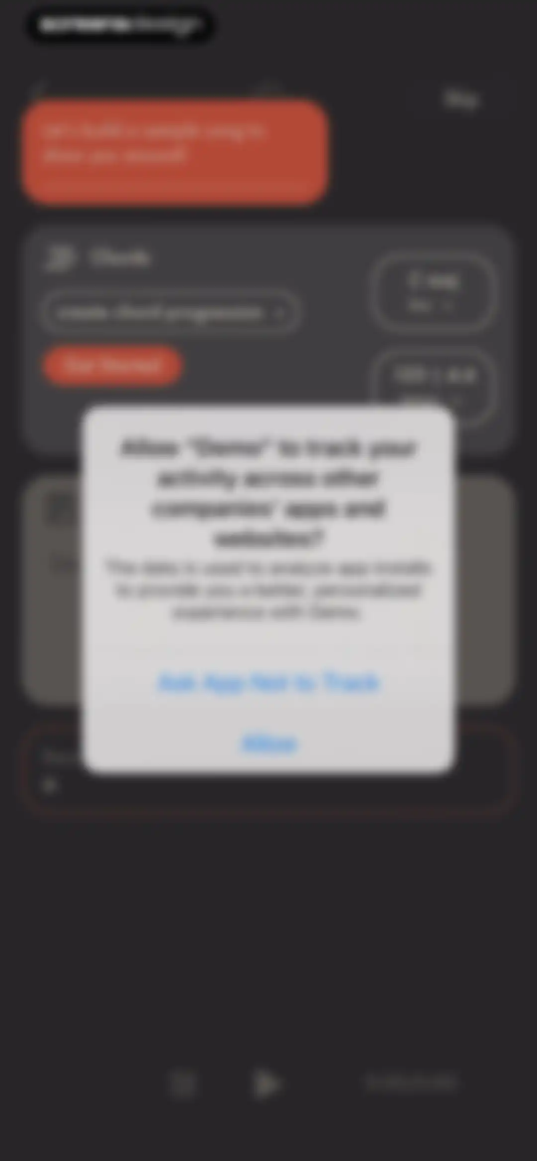 Demo: Songwriting Studio screen 12