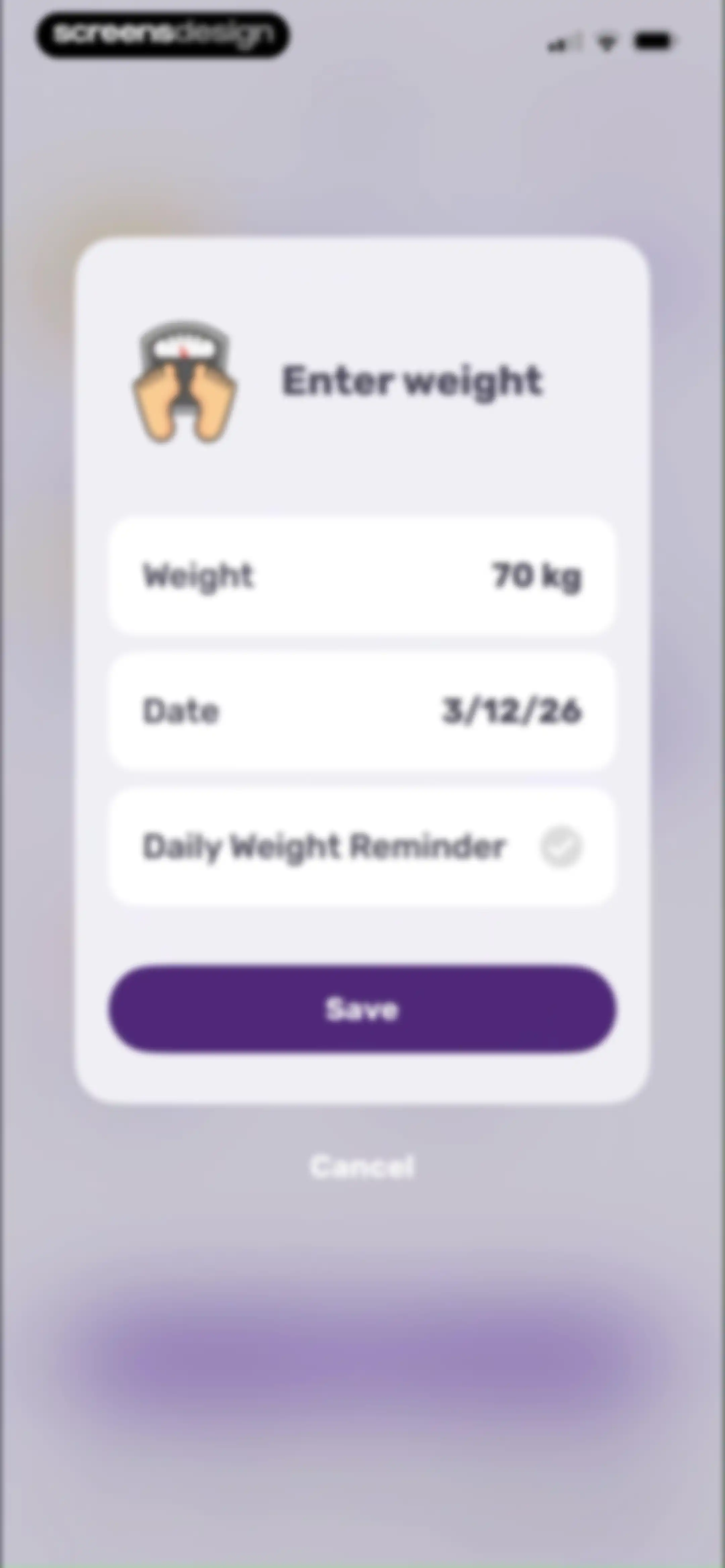 Running Tracker App – FITAPP screen 135