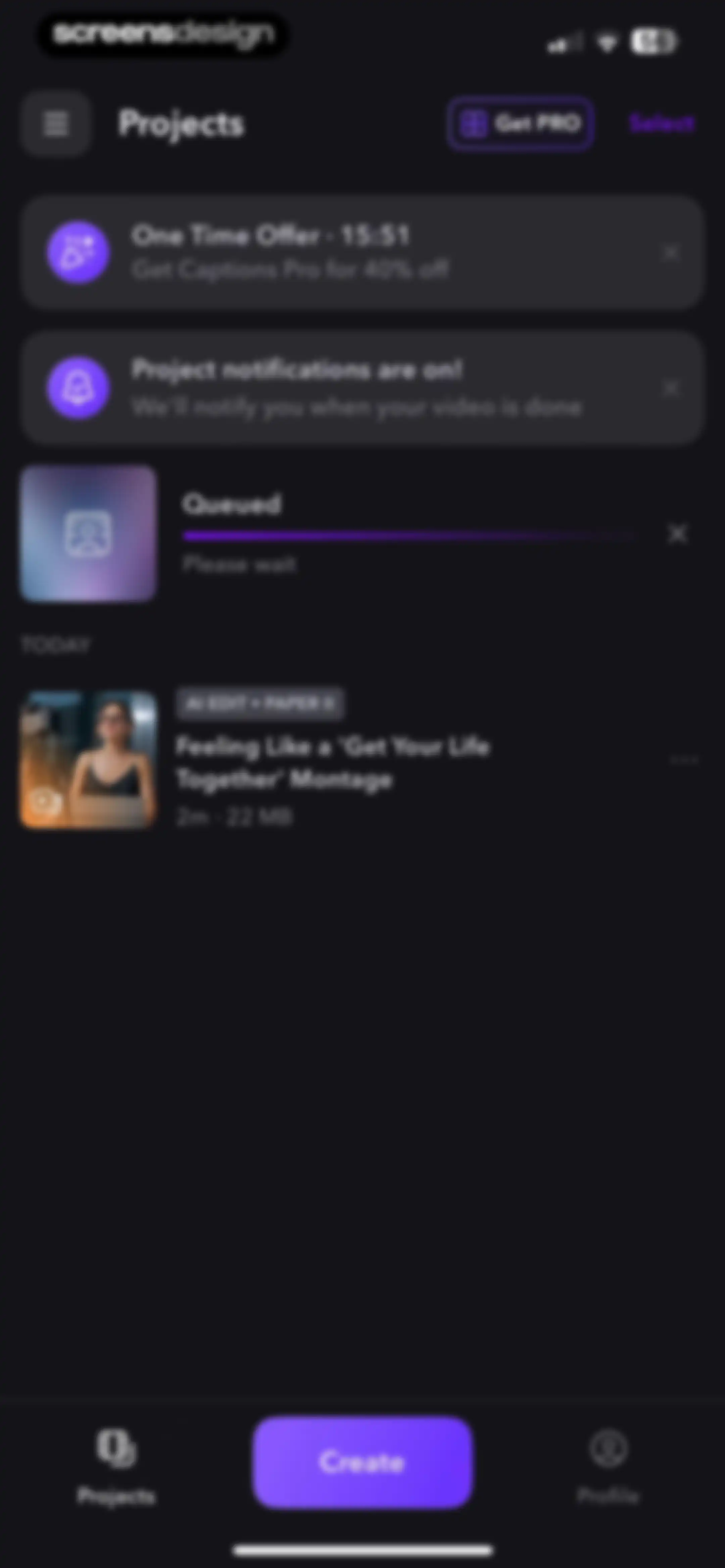 Captions: AI Edits Your Video screen 85