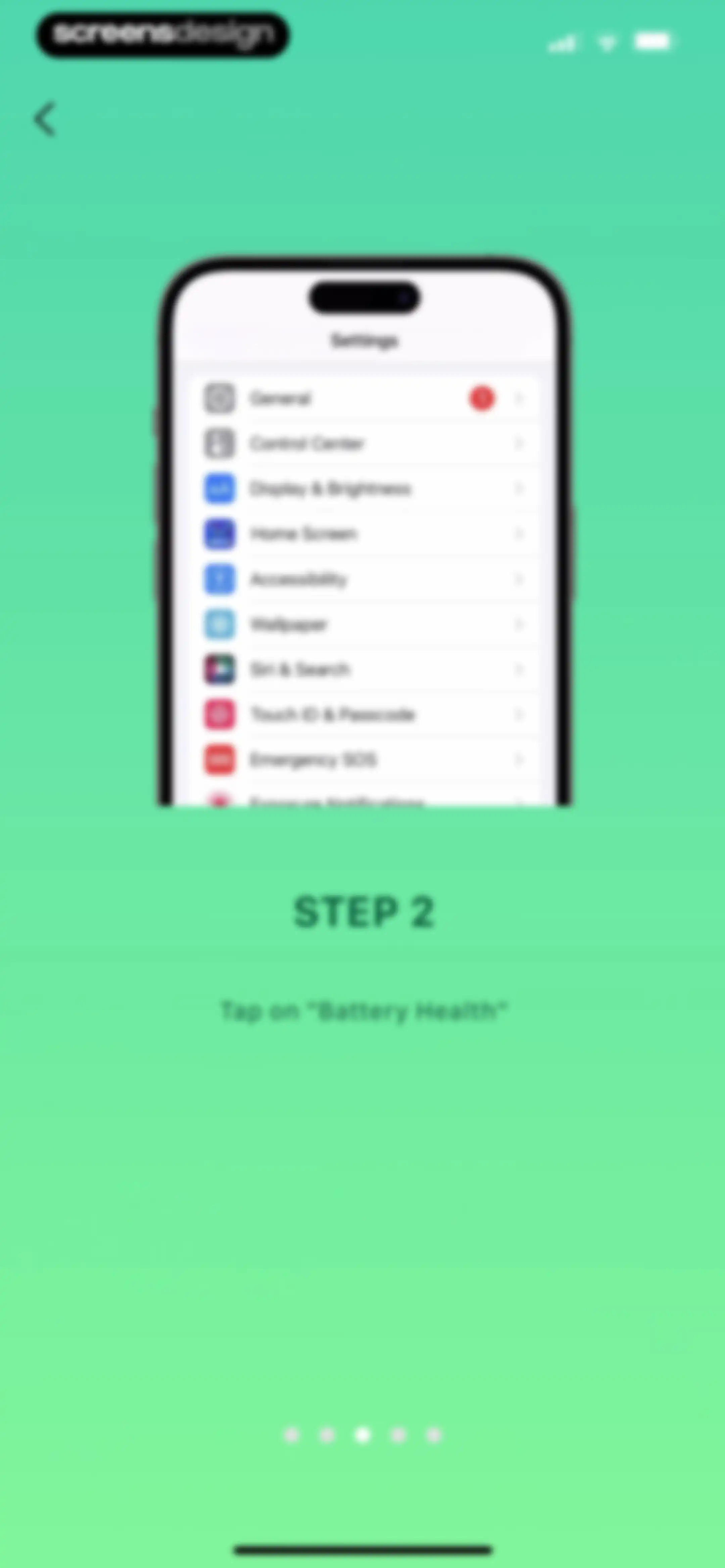 Device Care: Storage & Battery screen 30