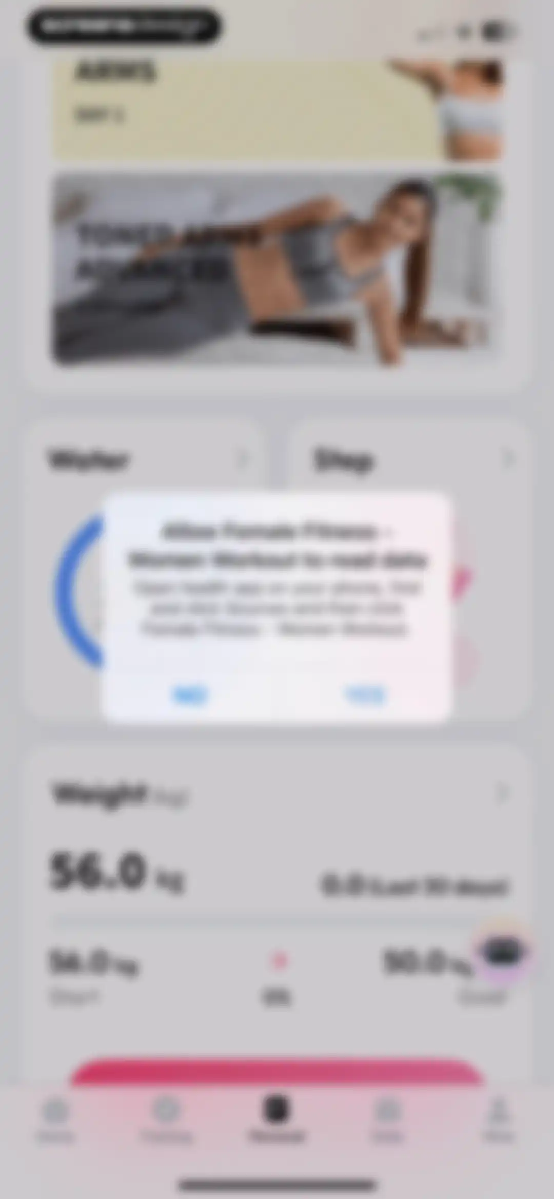 Workout for Women: Fit at Home screen 151