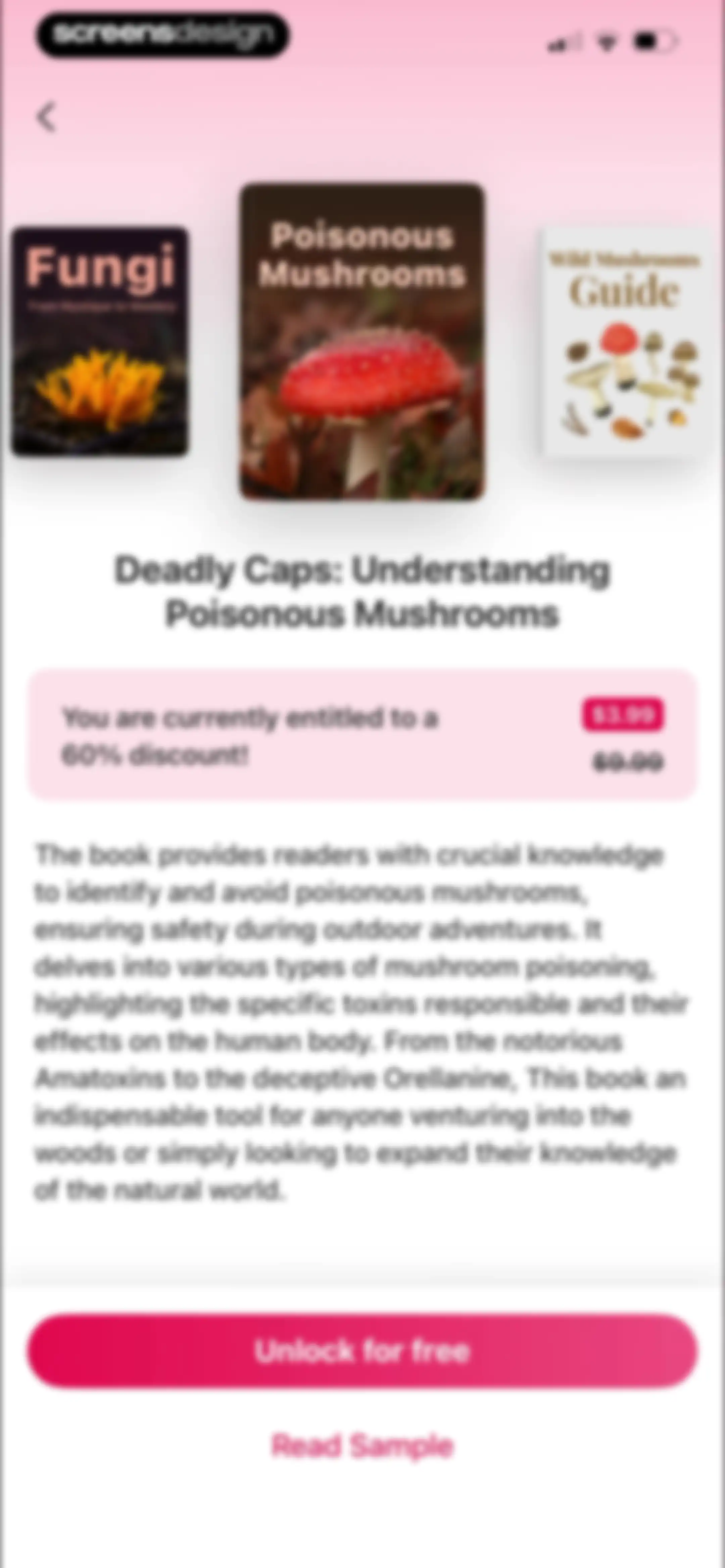 Picture Mushroom: Identifier screen 66