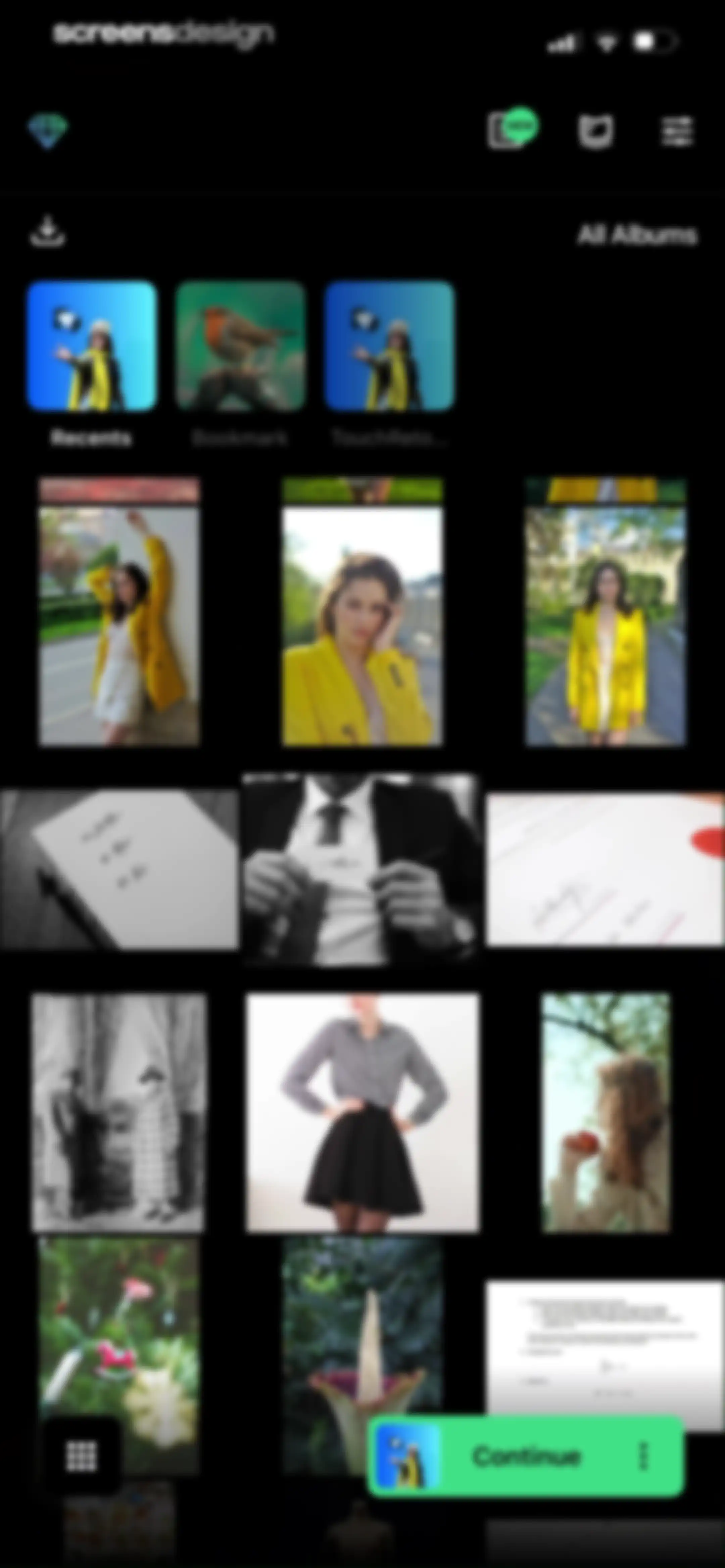 TouchRetouch screen 74
