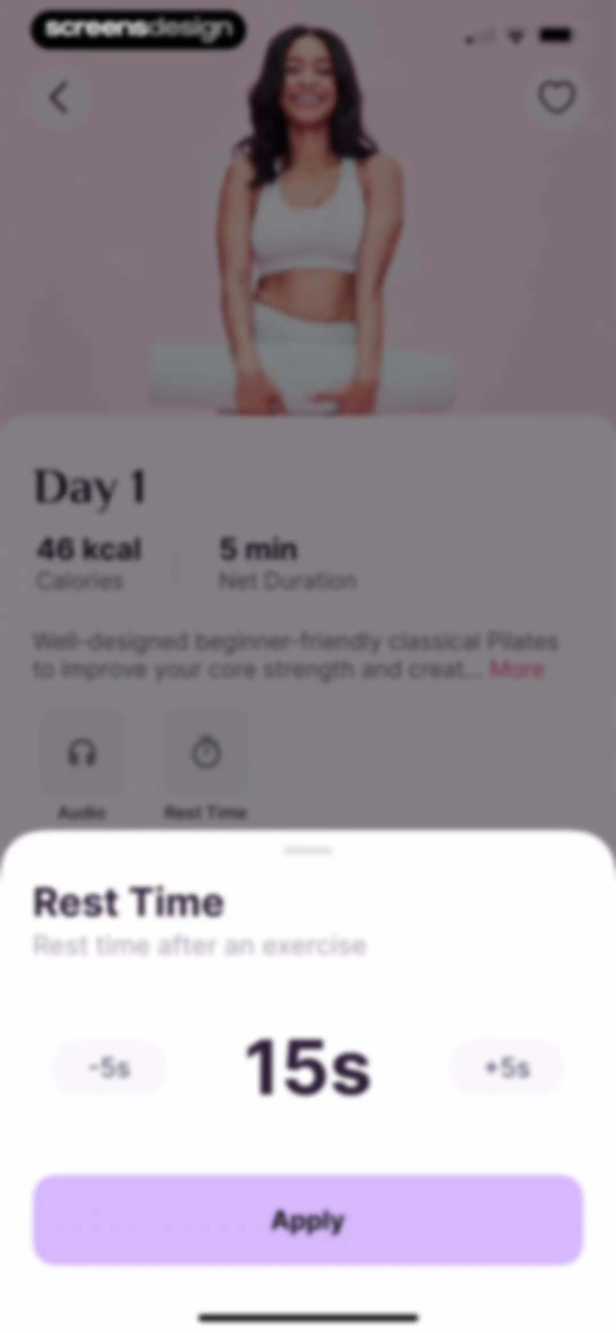 Pilates at Home, Wall Pilates screen 78