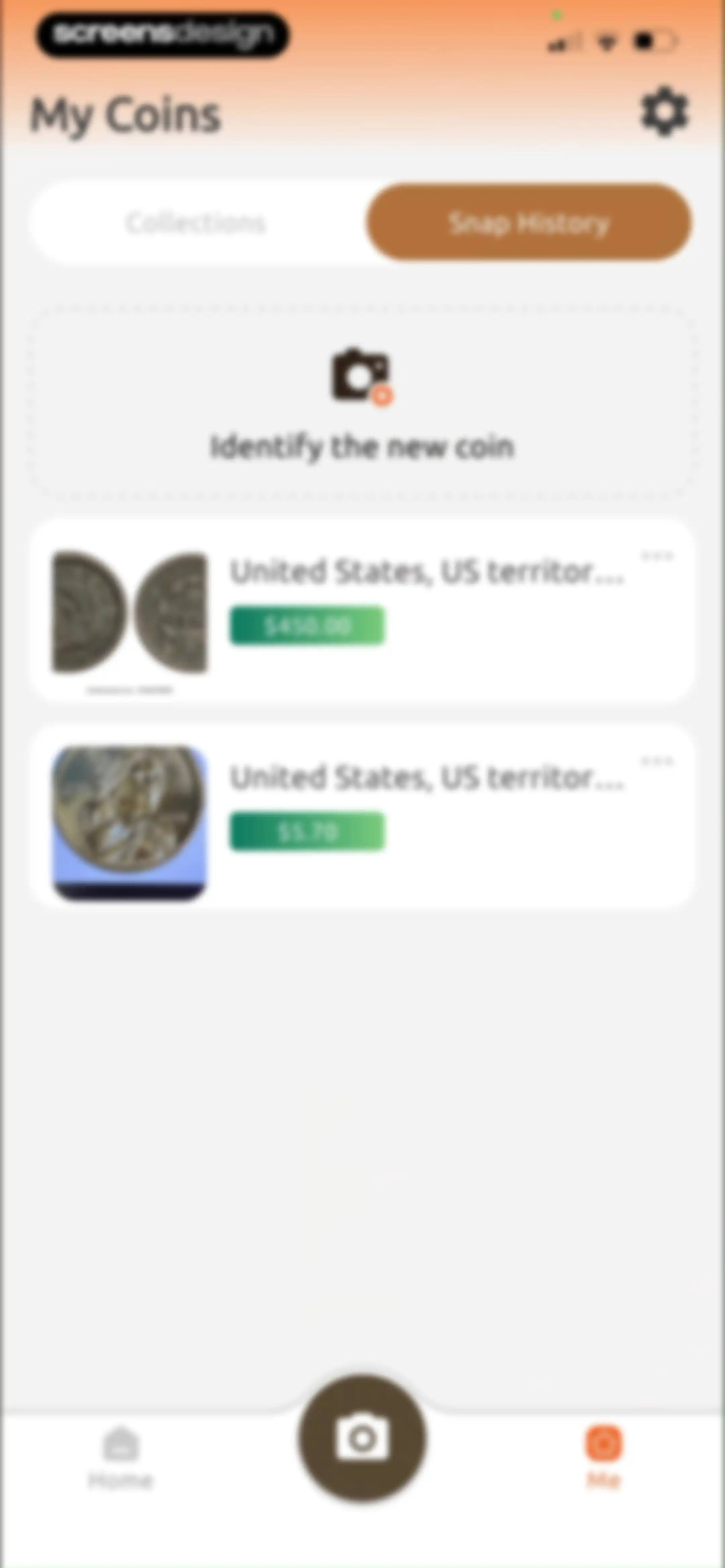 ChatCoin: Coin Identifier screen 50