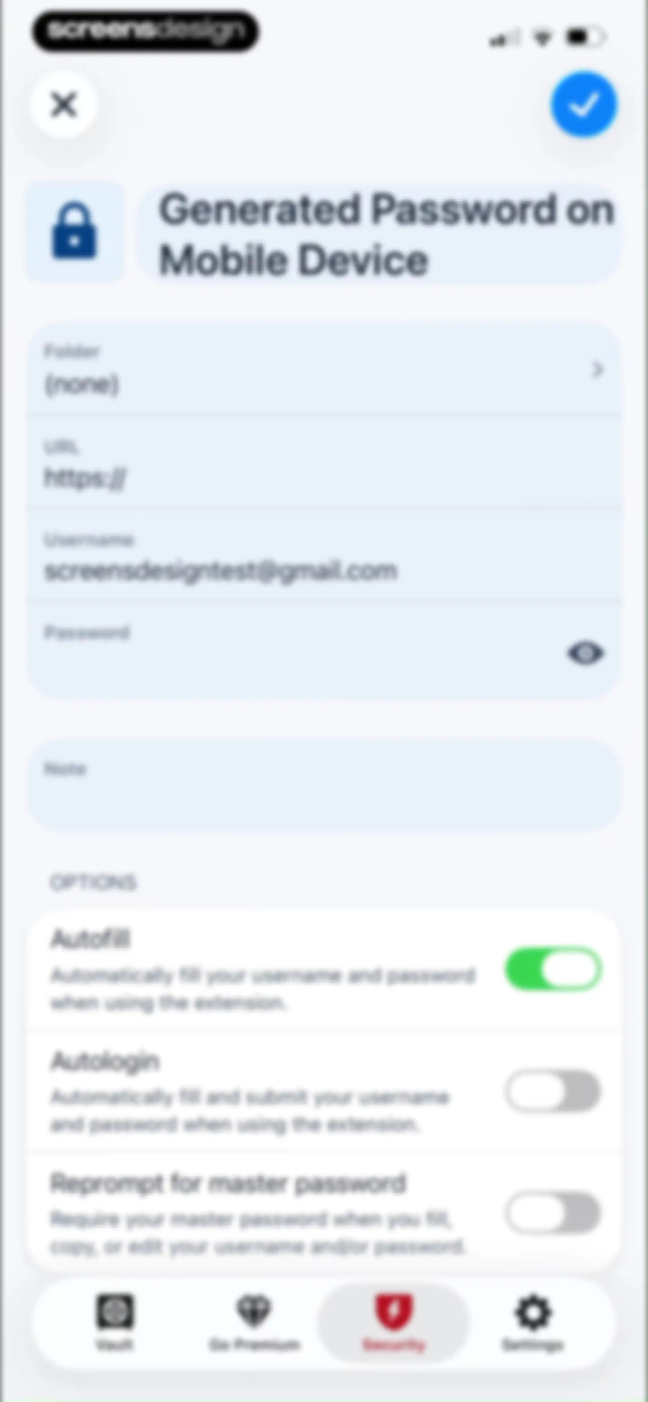 LastPass Password Manager screen 65