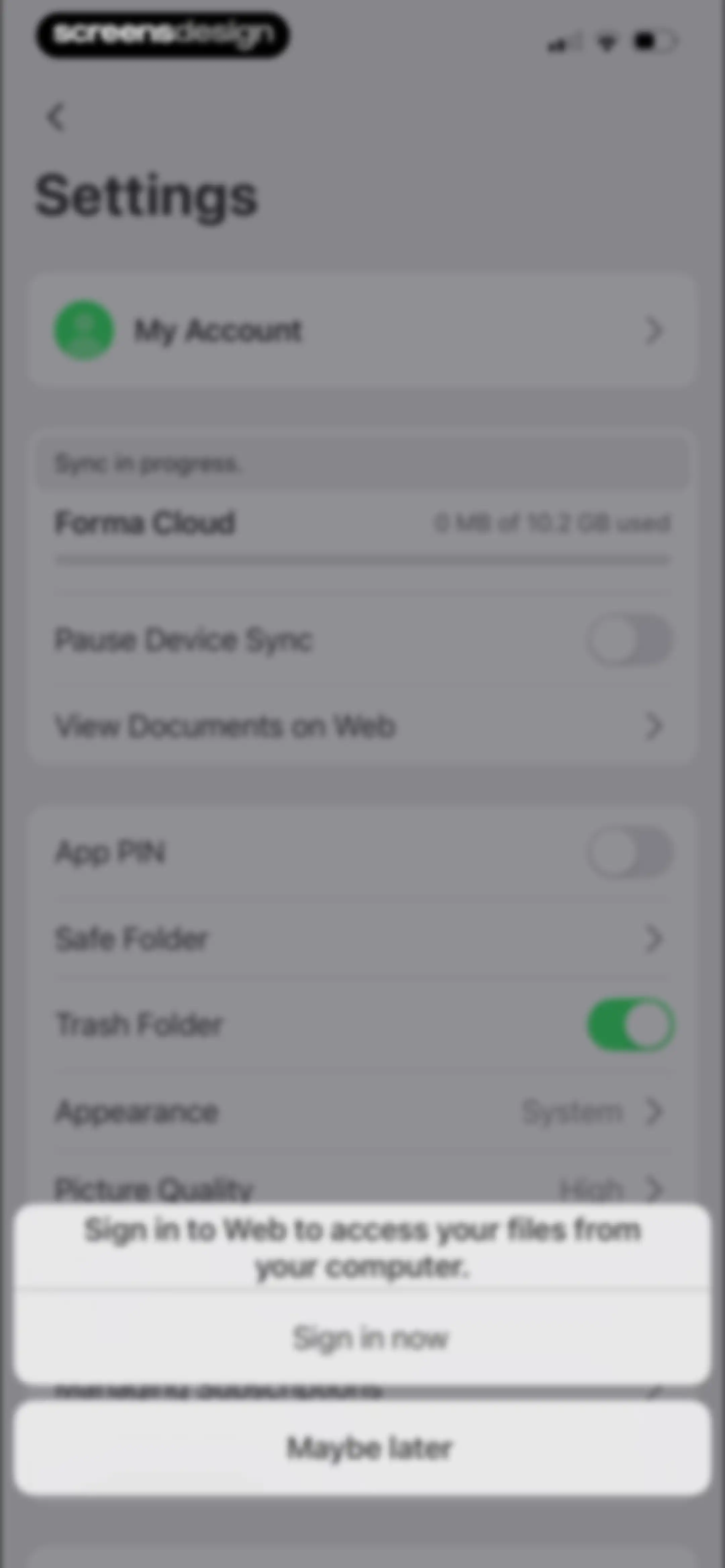 Forma: PDF Document Editor screen 168