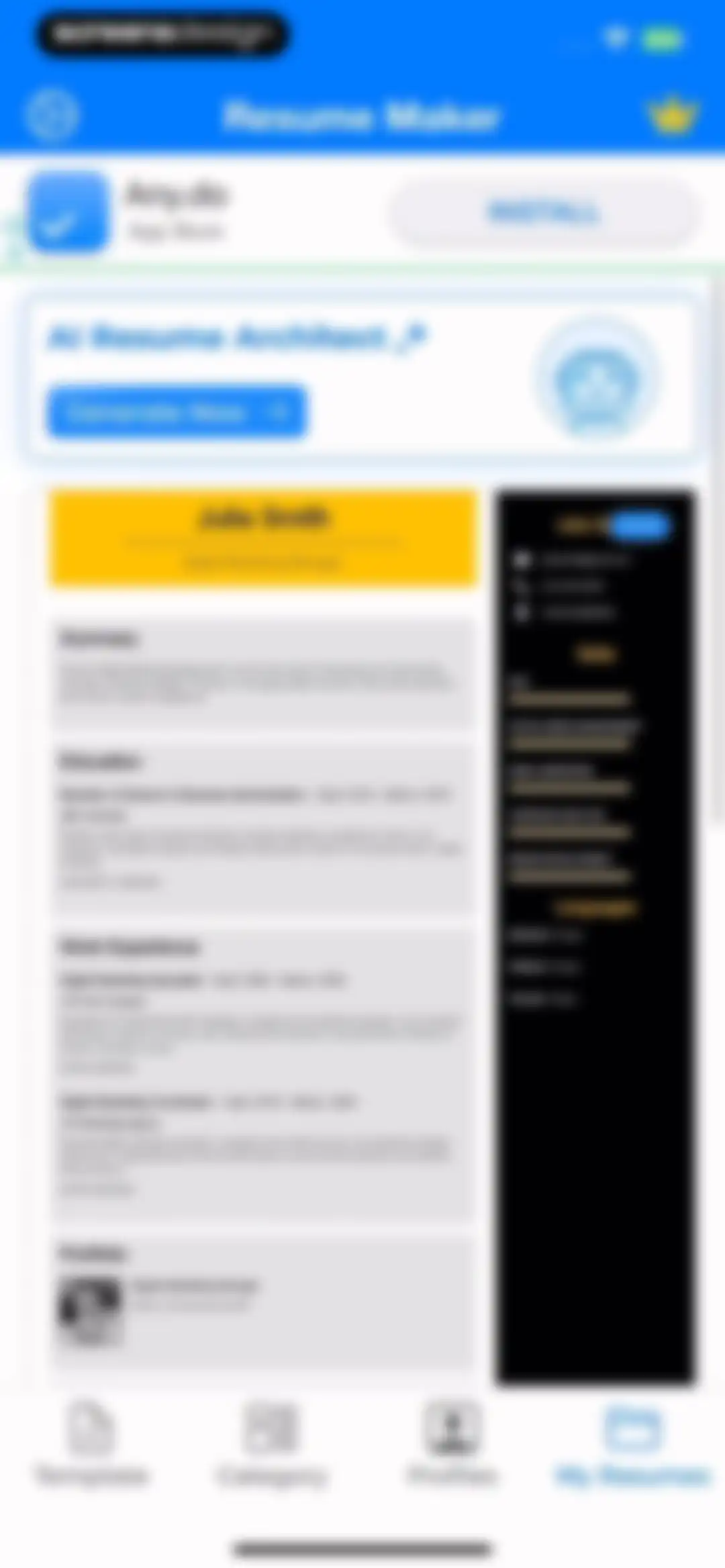 AI Resume Creator: CV Builder screen 52