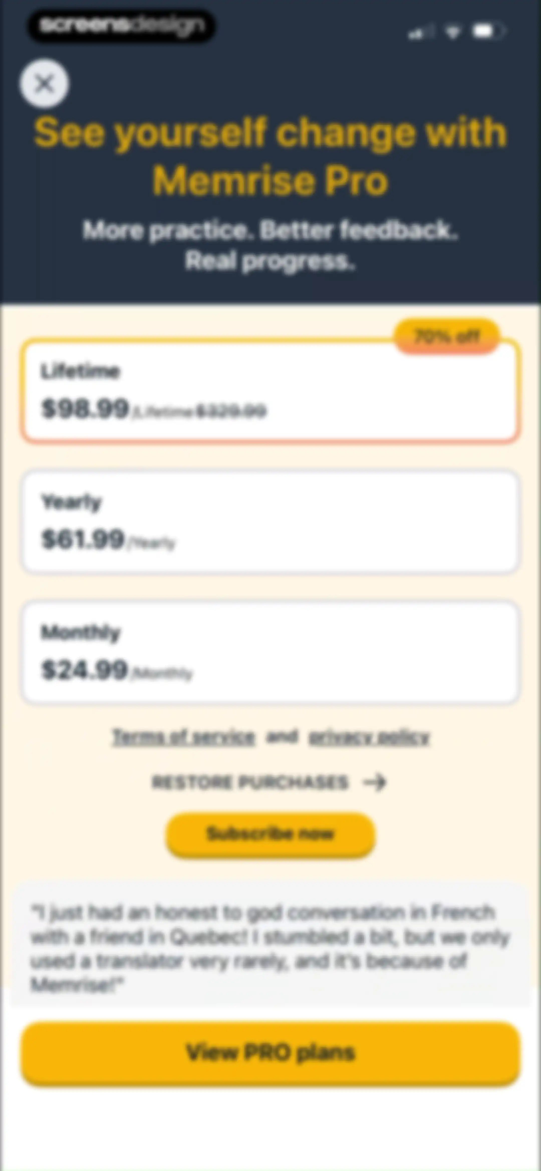 Memrise Easy Language Learning screen 36