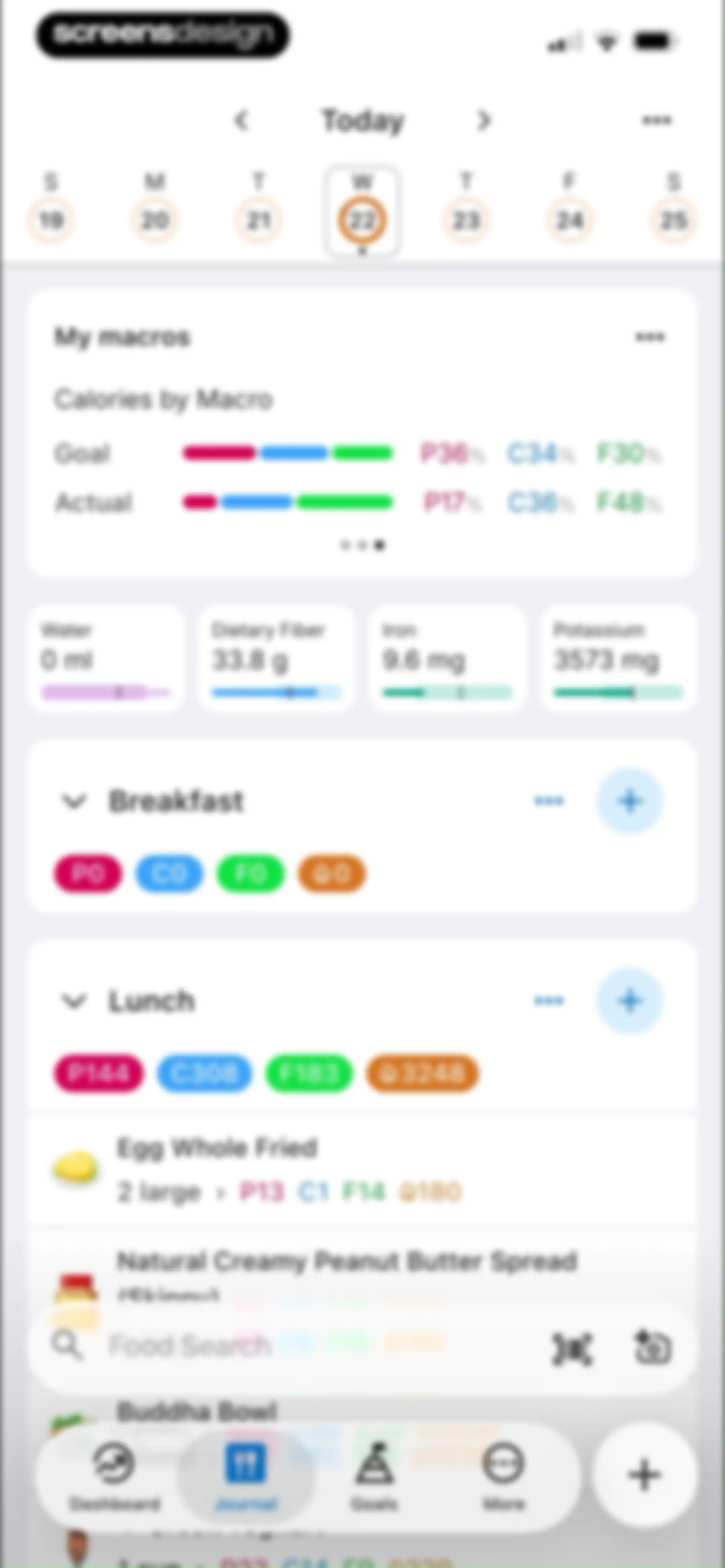 MacrosFirst - Macro Tracker screen 92