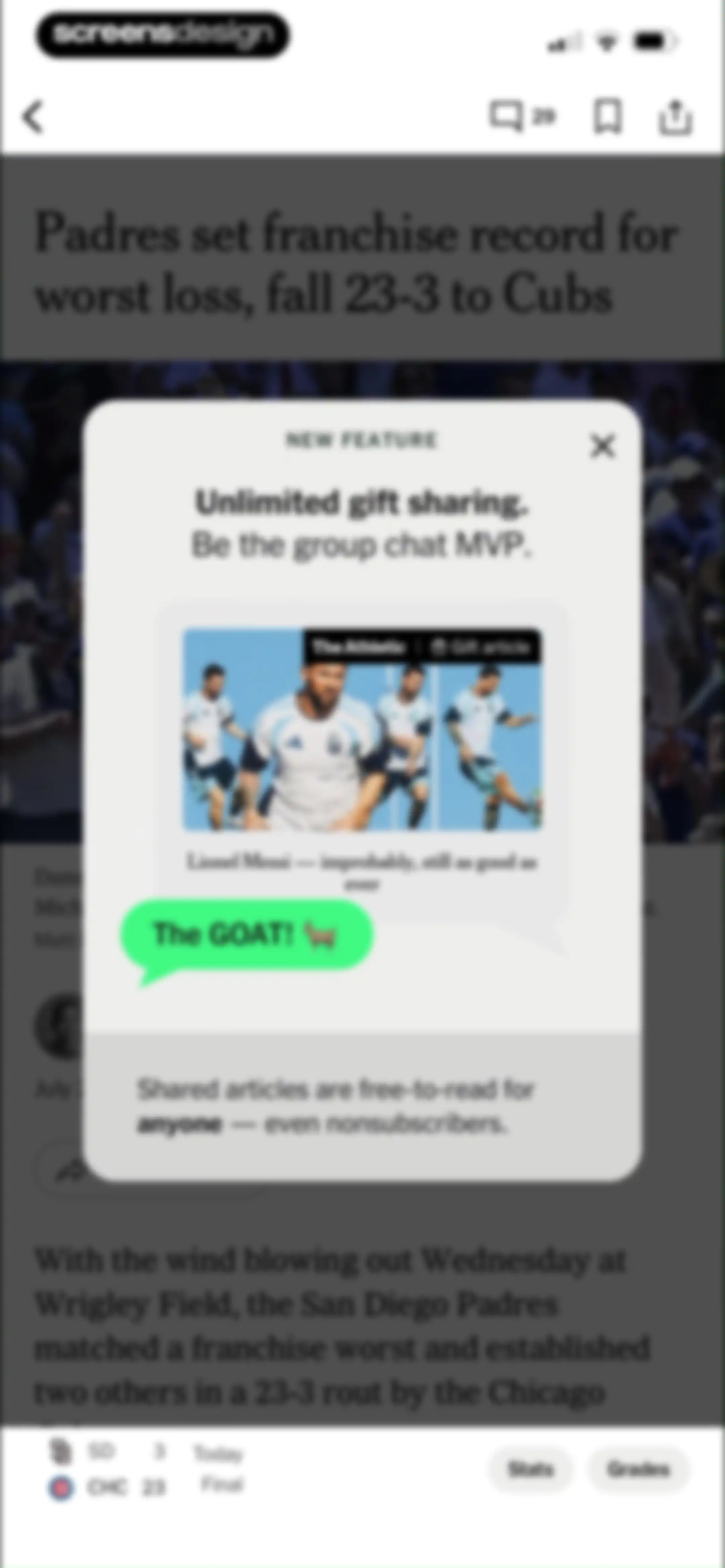 The Athletic: All Sports News screen 30
