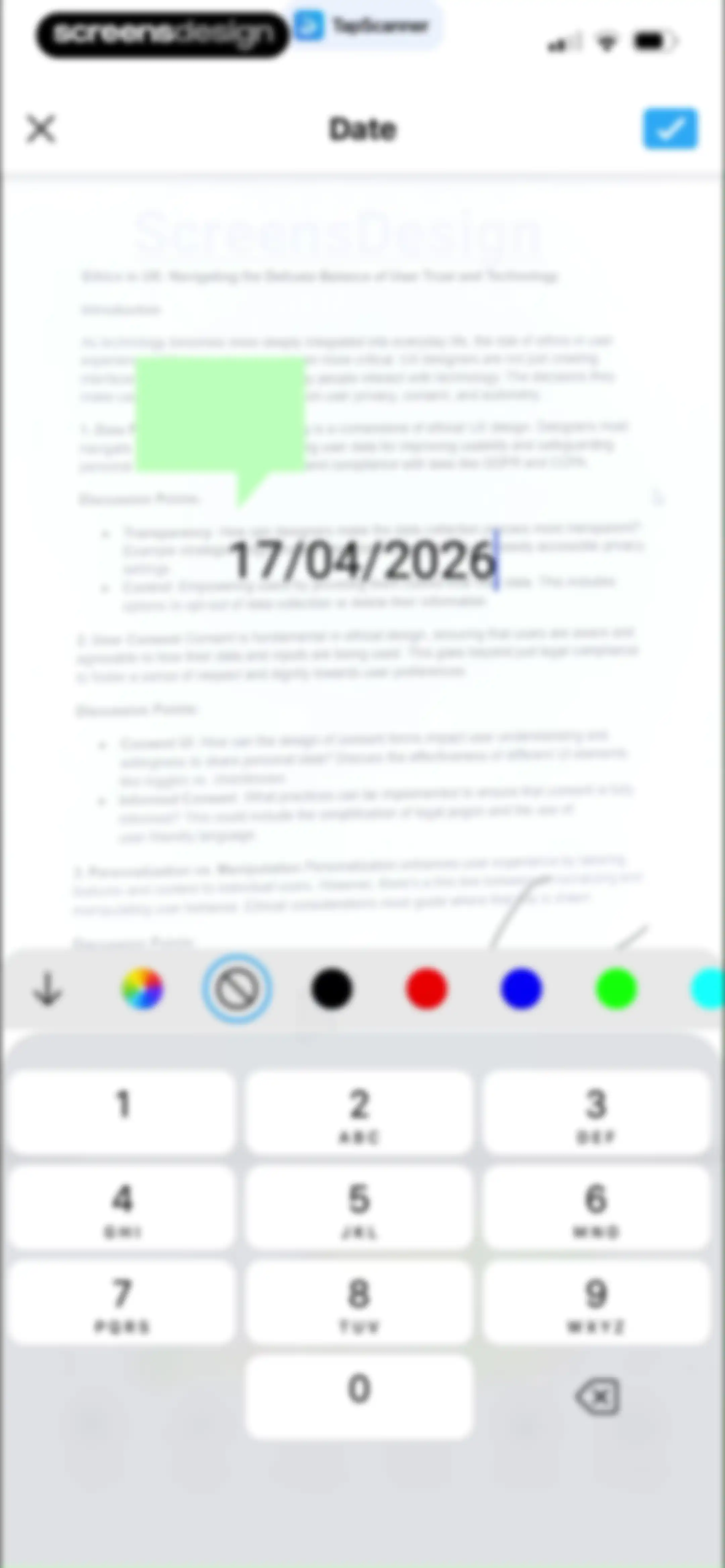 PDF Scanner App: TapScanner screen 44