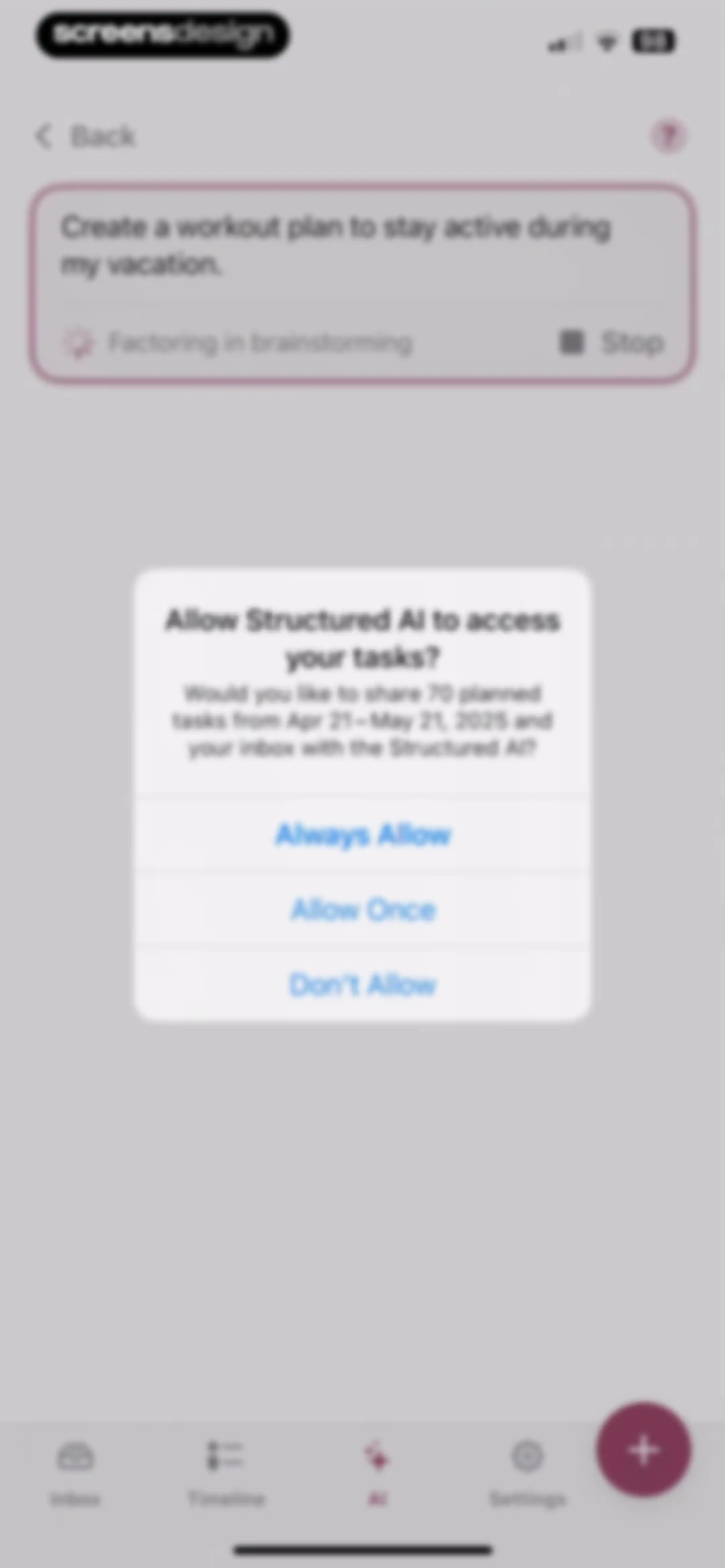 Structured: Daily Planner Todo screen 59