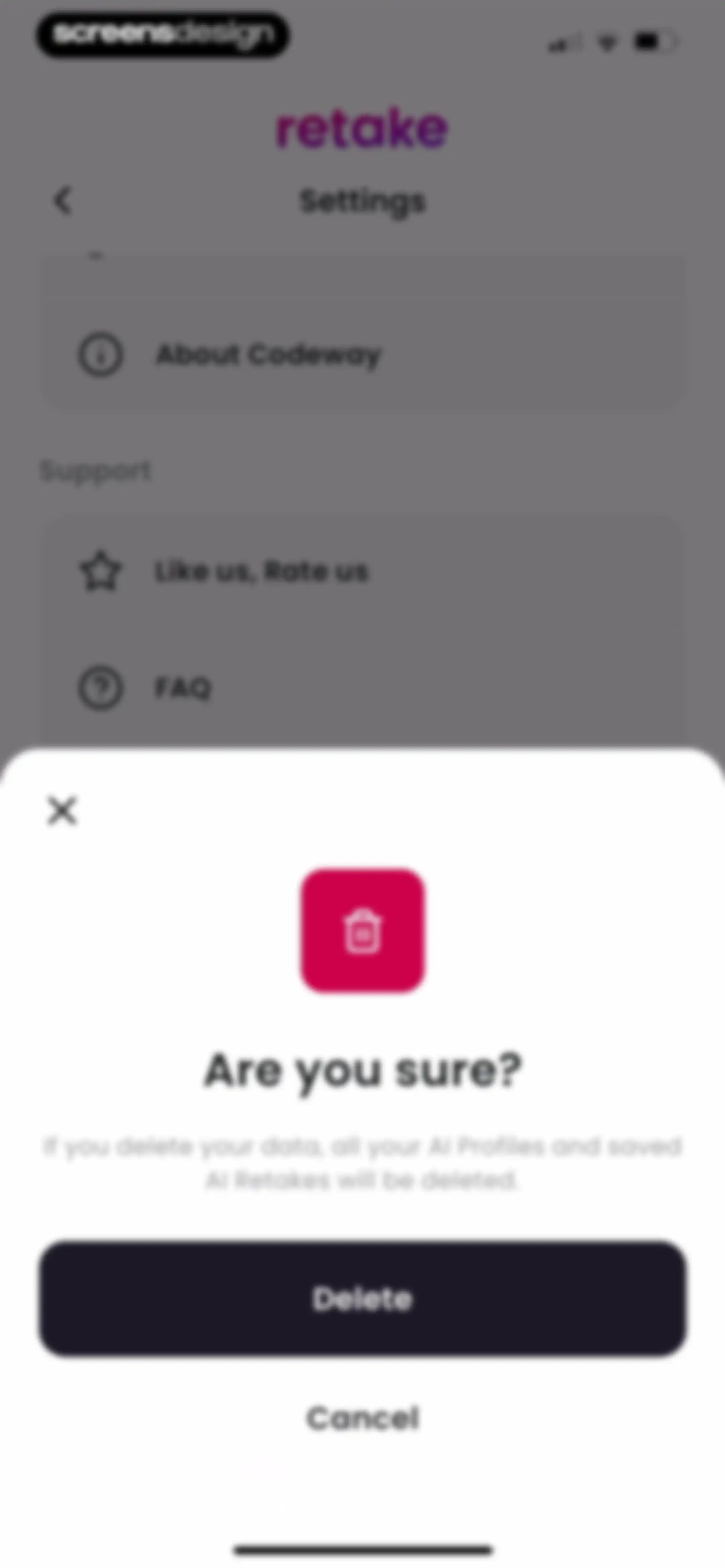 Retake AI Face & Selfie Editor screen 128