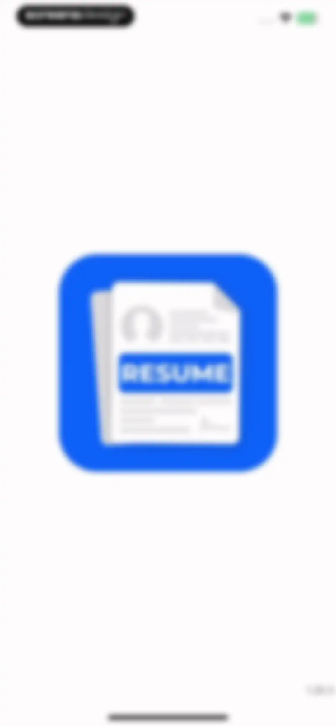 AI Resume Creator: CV Builder screen 1
