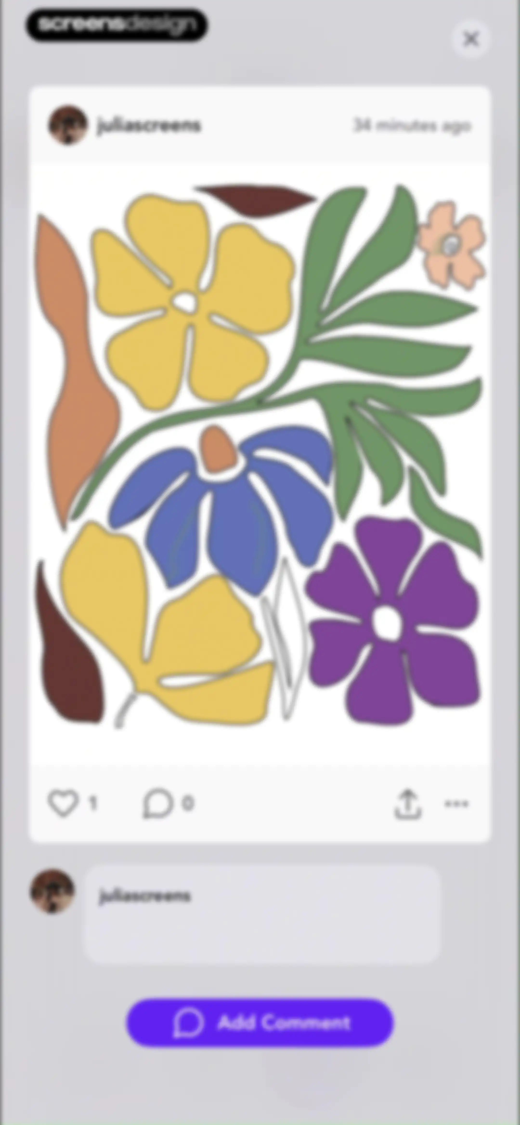 Adult Coloring Book - Pigment screen 103