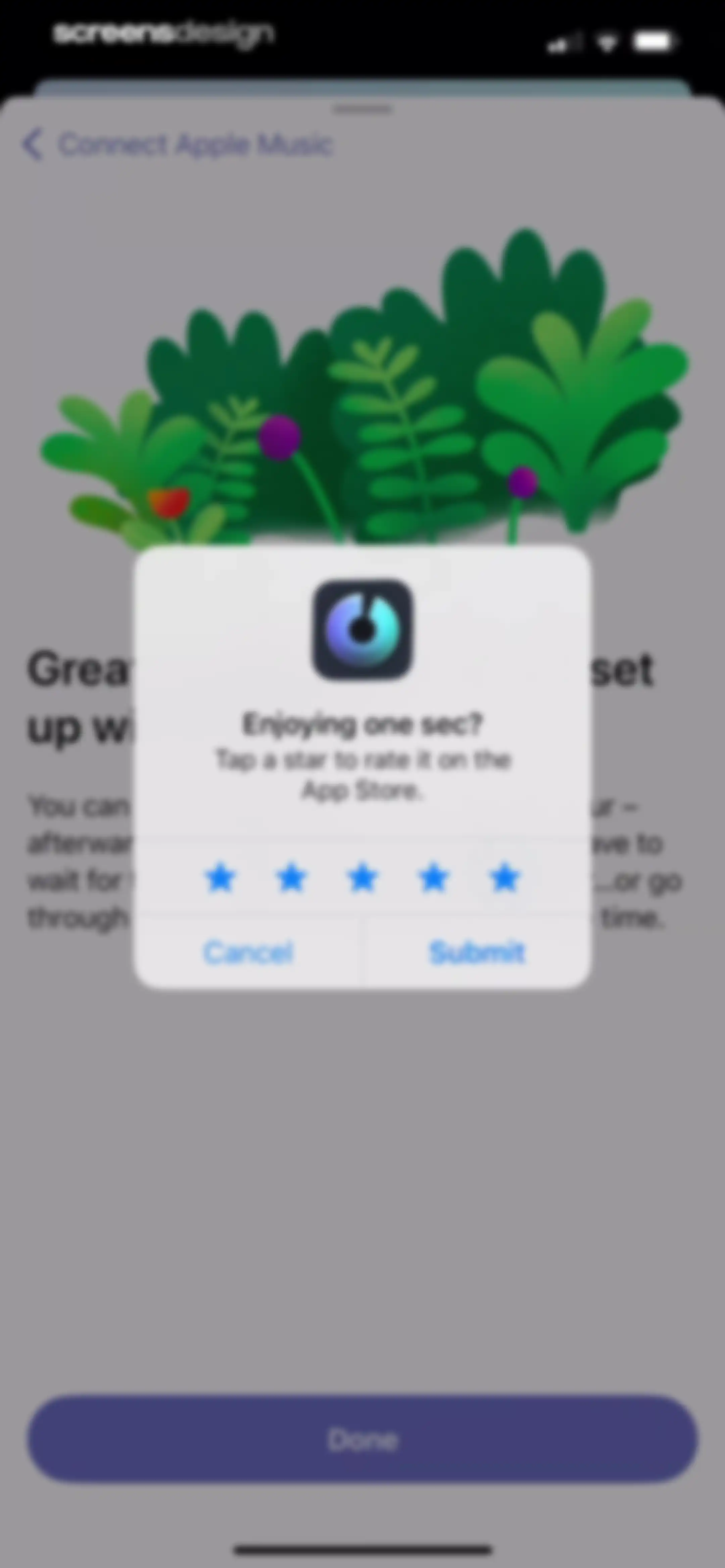 one sec | screen time + focus screen 52