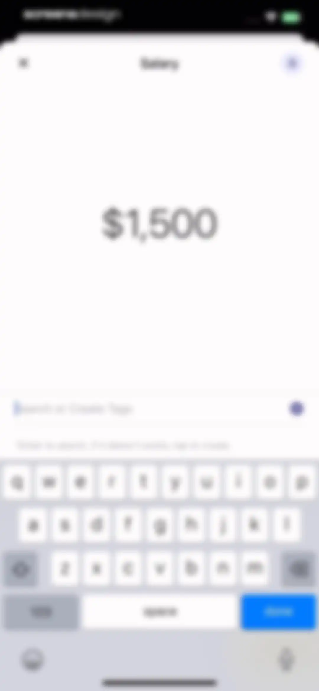 Budget app - spending tracker screen 21