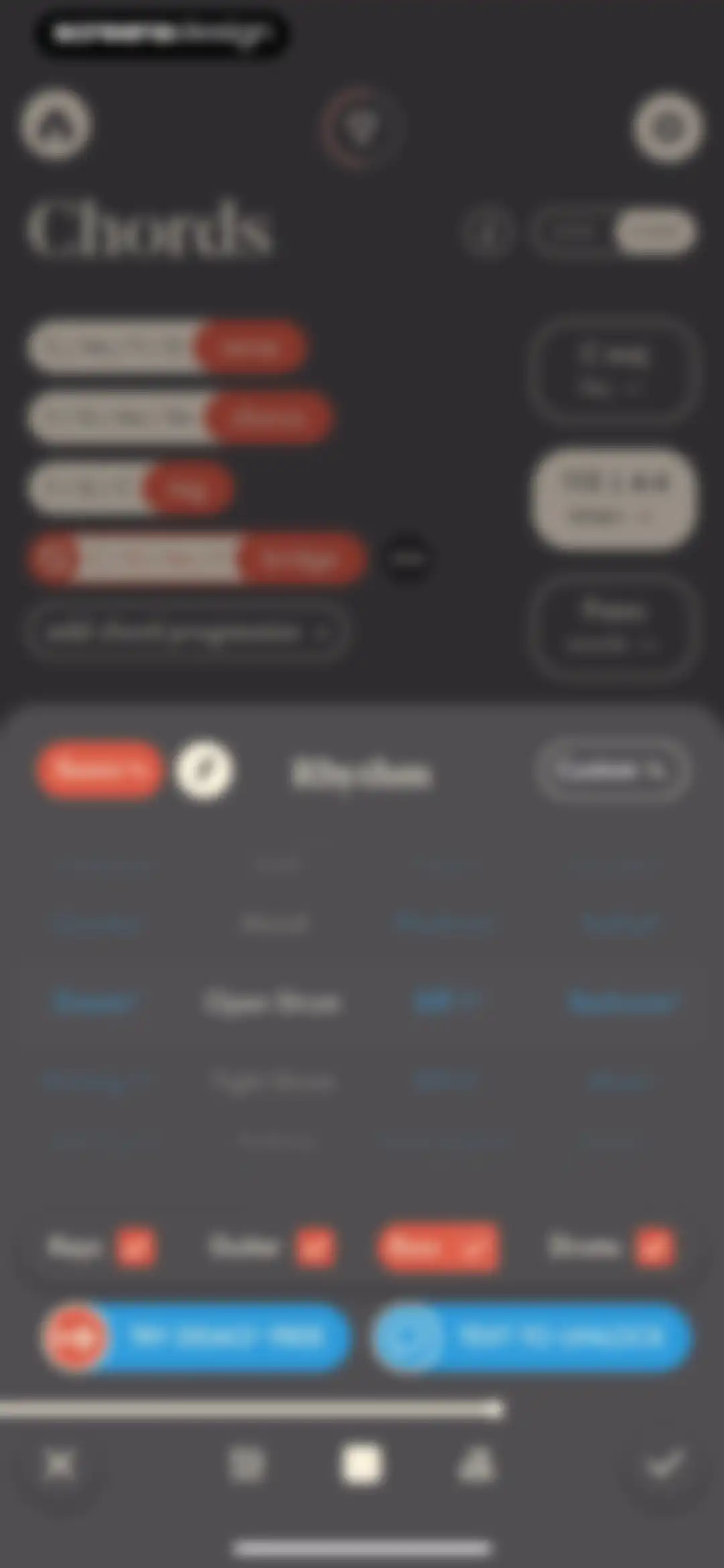 Demo: Songwriting Studio screen 57