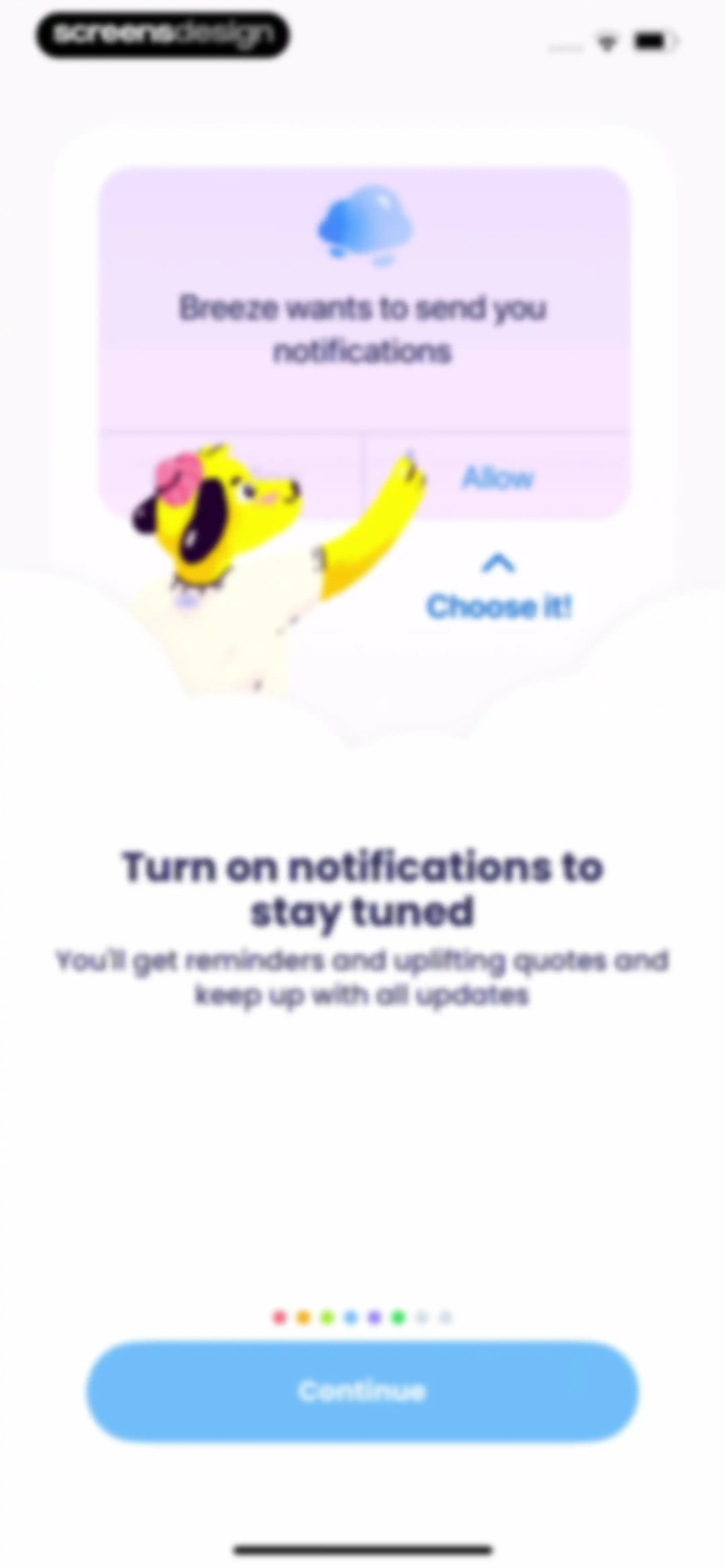 Breeze: Start Self-Discovery screen 15