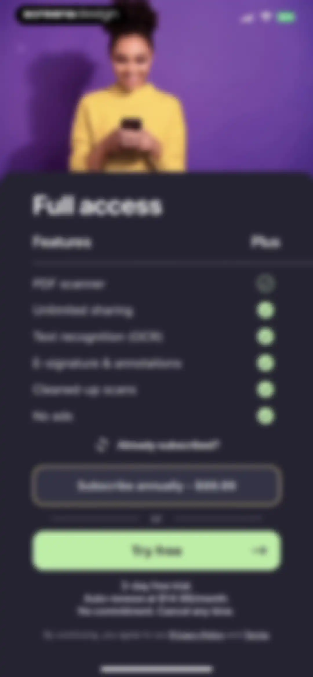 Scan Hero: PDF Scanner screen 3