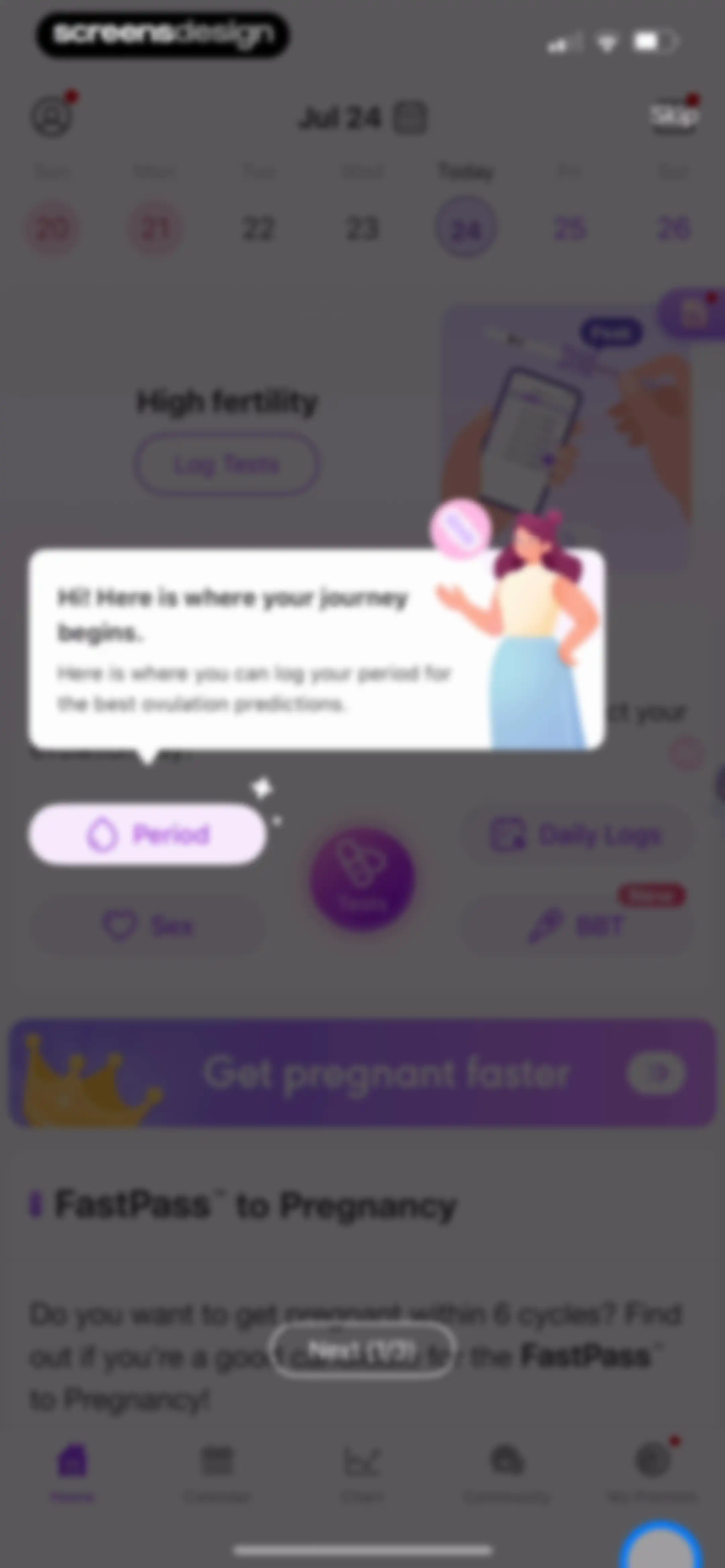 Premom-Ovulation Tracker, PCOS screen 97