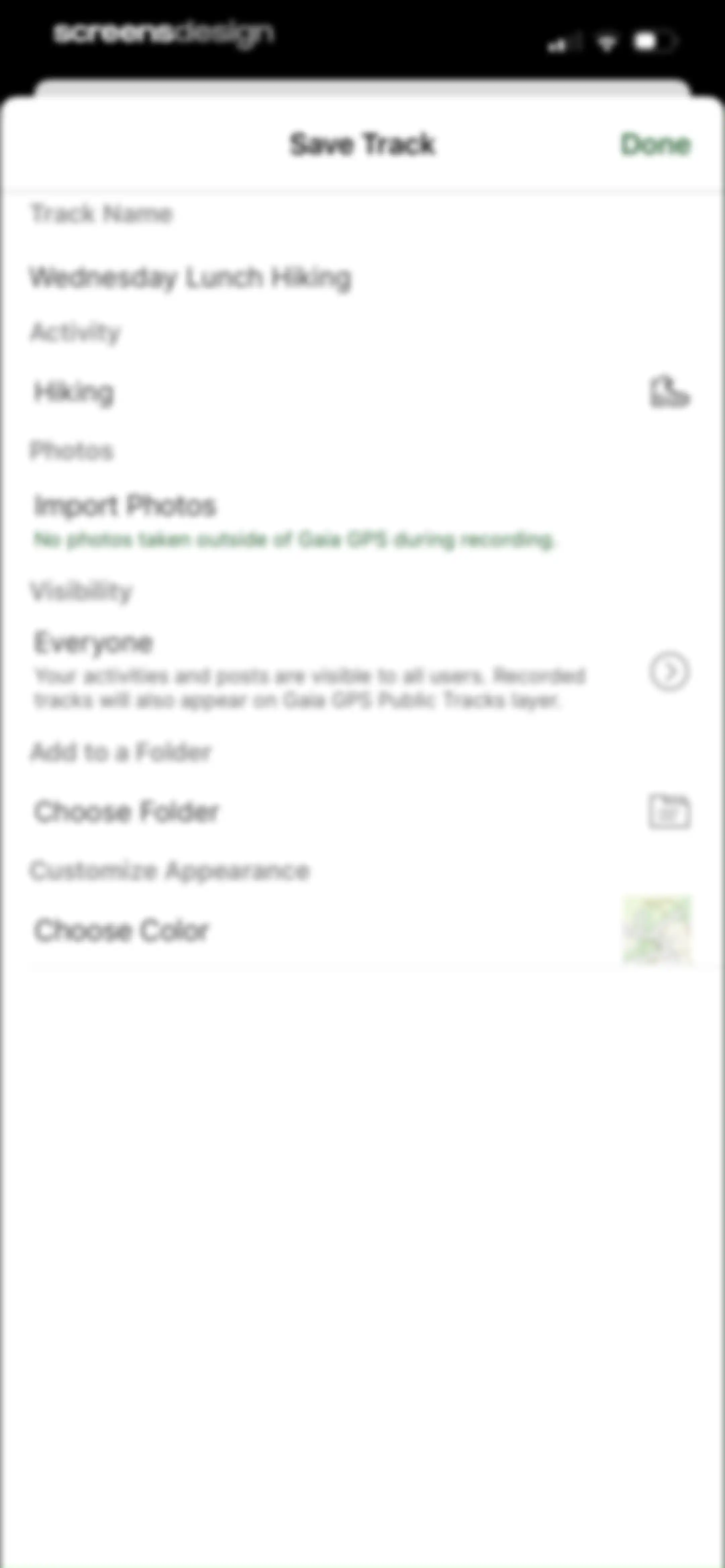 Gaia GPS: Mobile Trail Maps screen 79