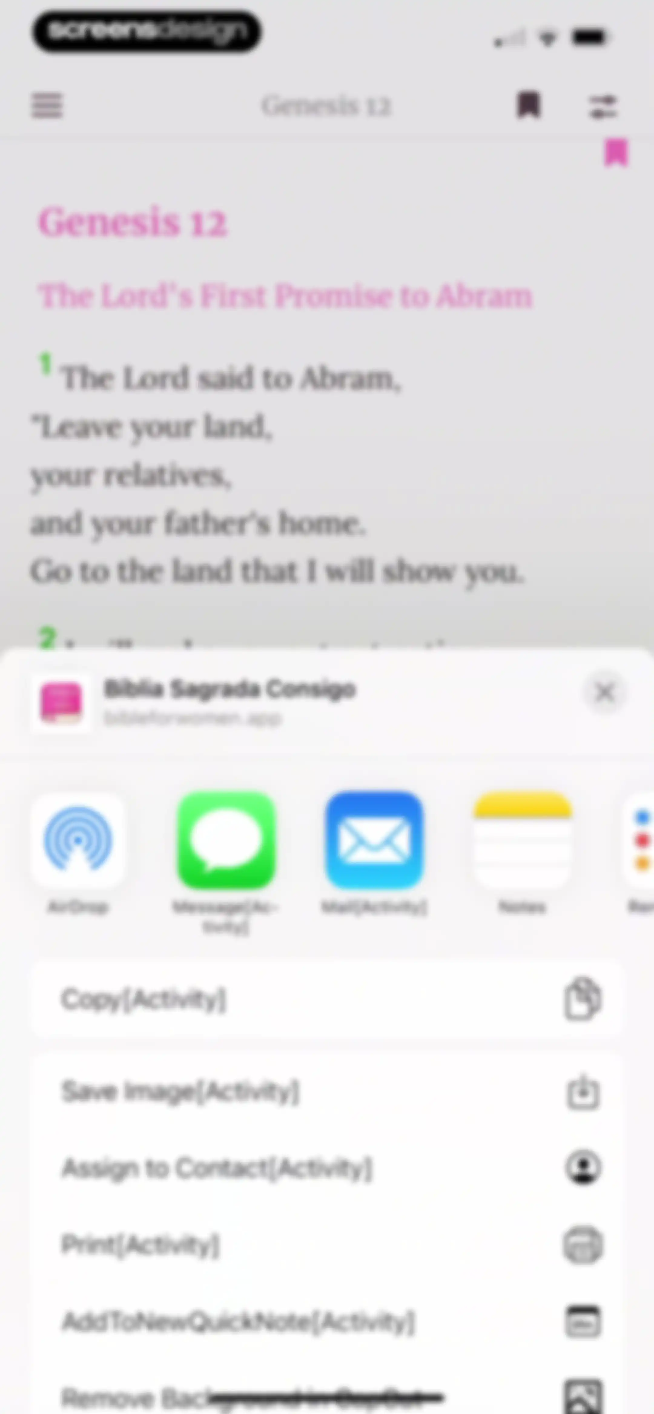 Bible For Women. screen 45