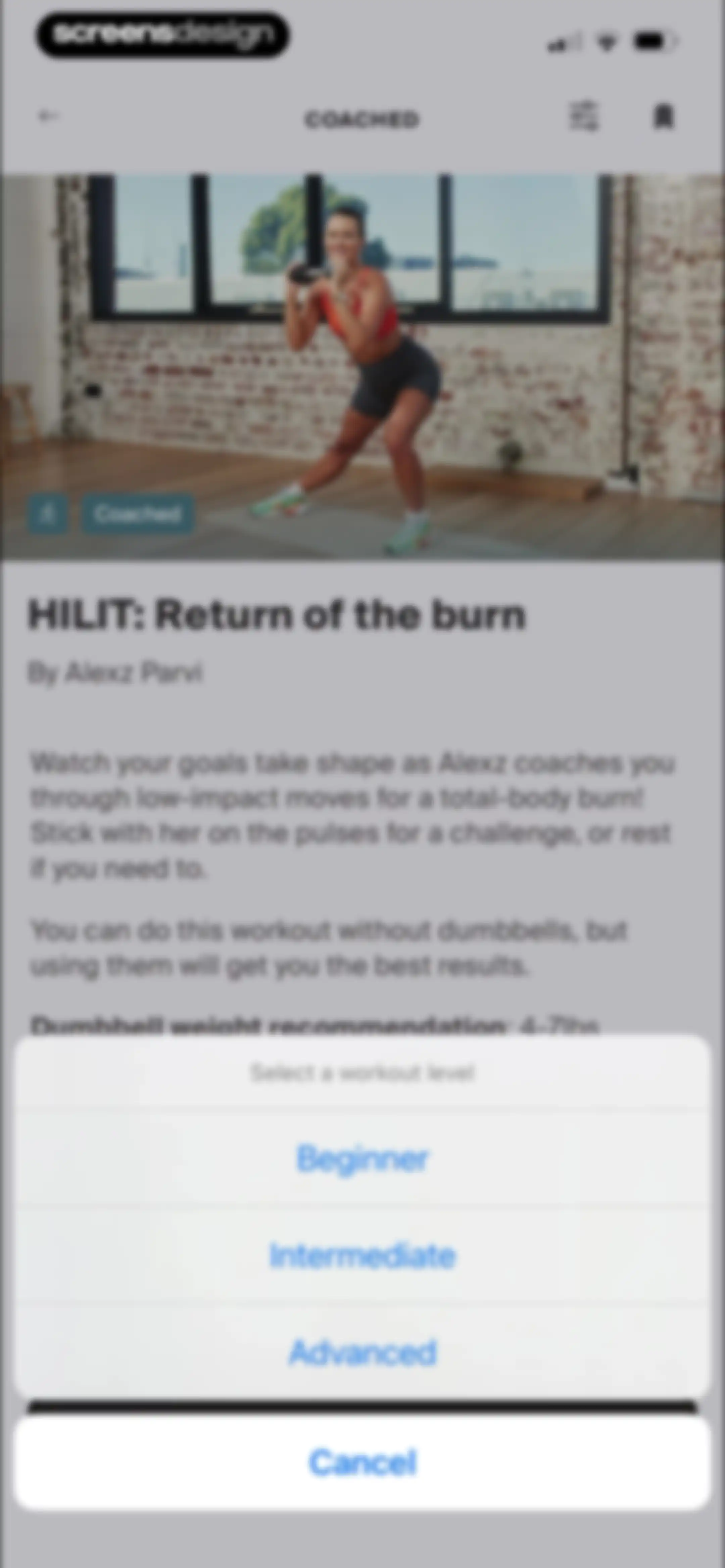 Centr: Strength & Fitness App screen 42