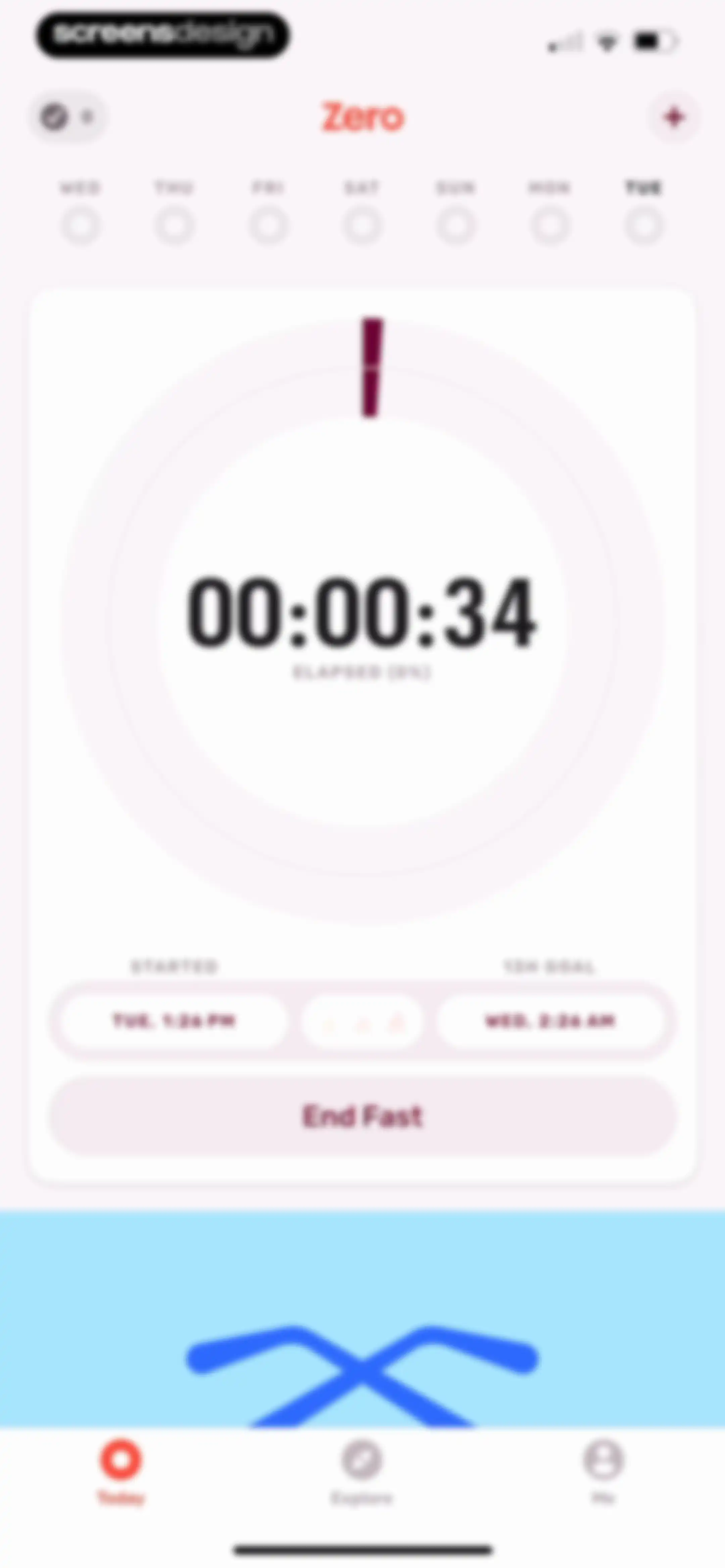 Zero: Fasting & Food Tracker screen 43