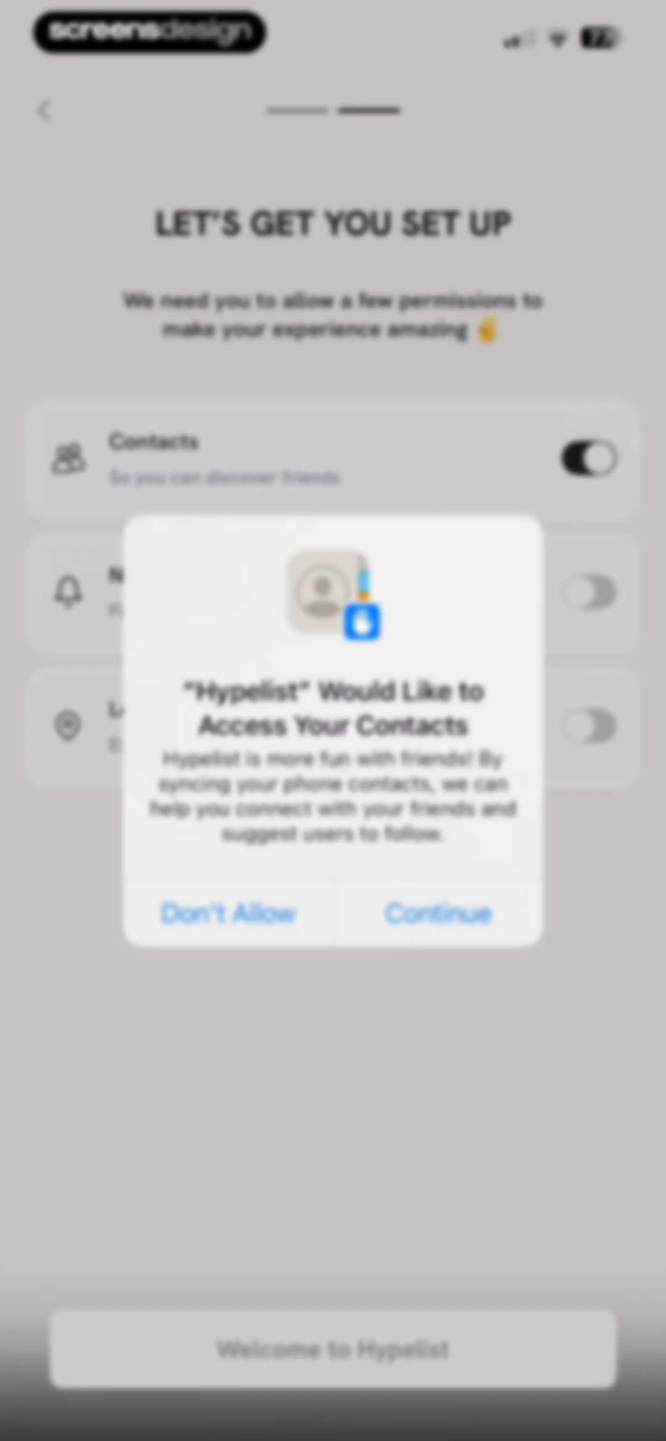 Hypelist: Create & Share Lists screen 21