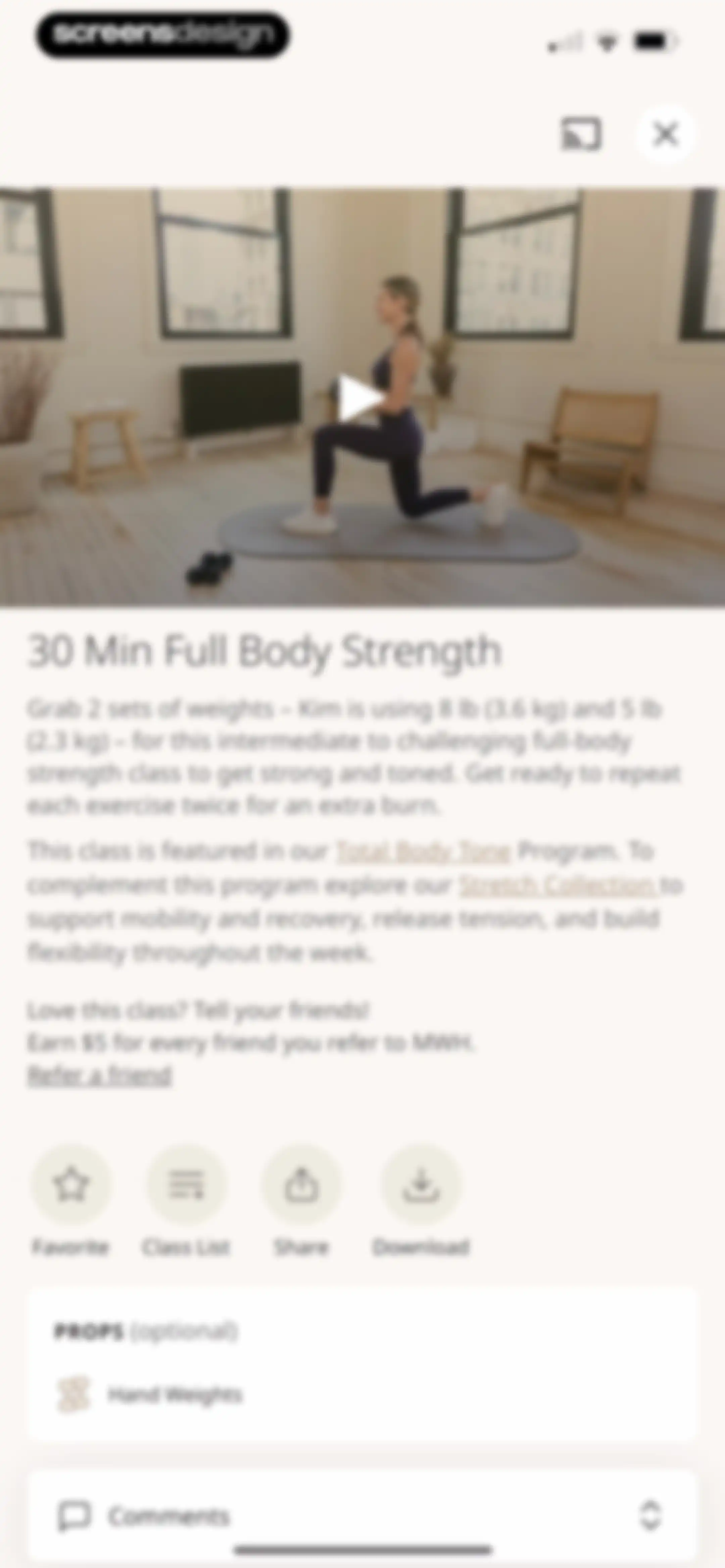 MWH: Fitness + Wellness screen 65