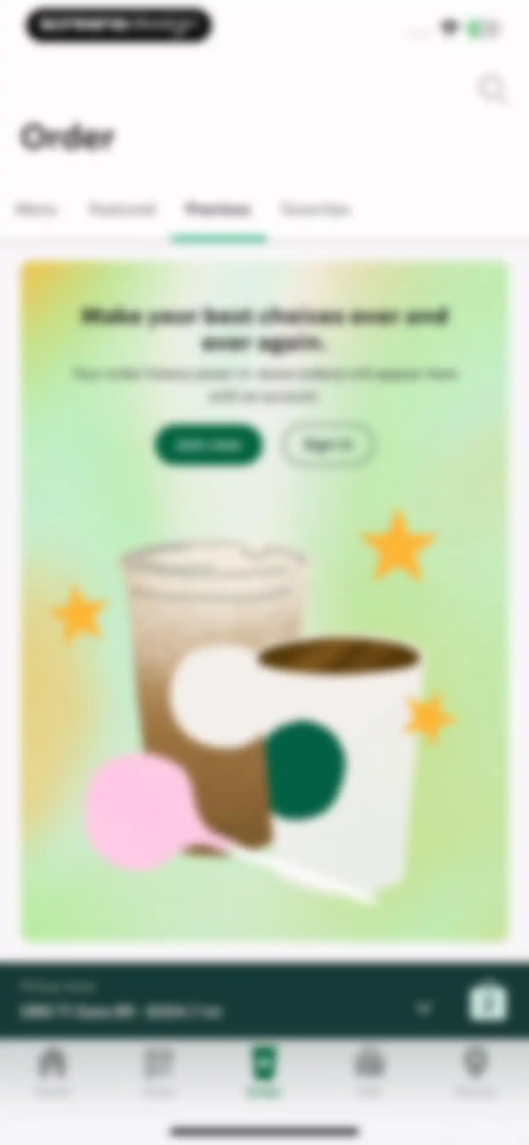 Starbucks screen 33