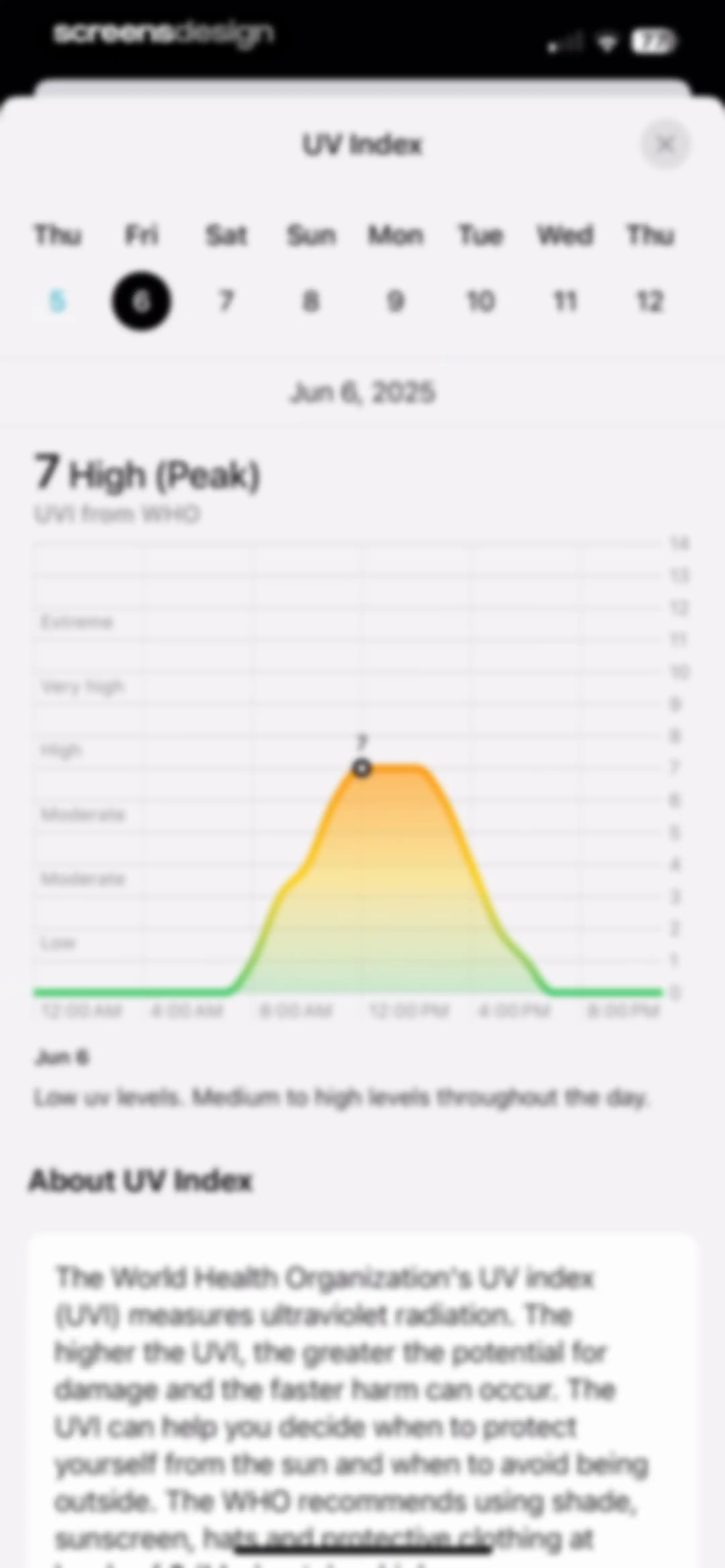 SunSafe: UV Index & Tanning screen 38