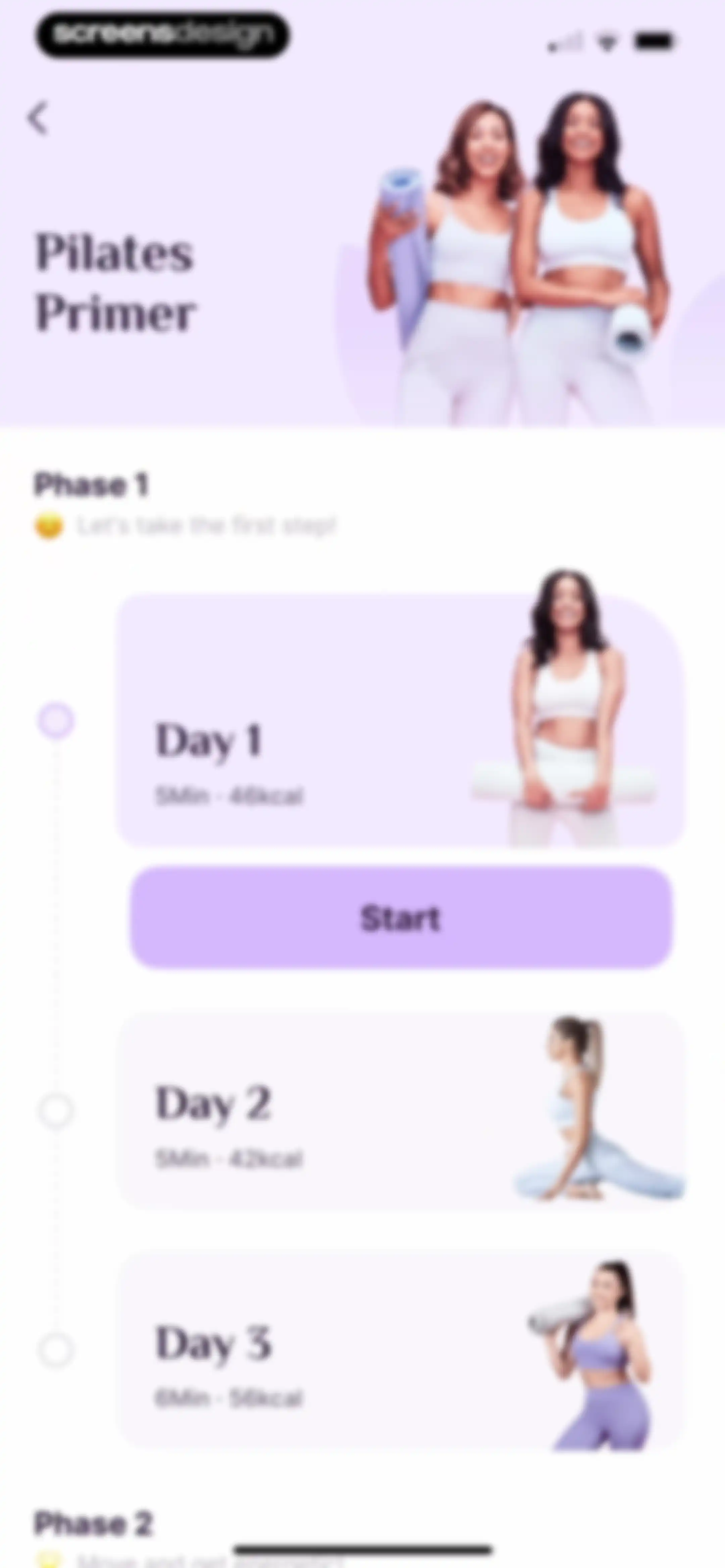 Pilates at Home, Wall Pilates screen 75